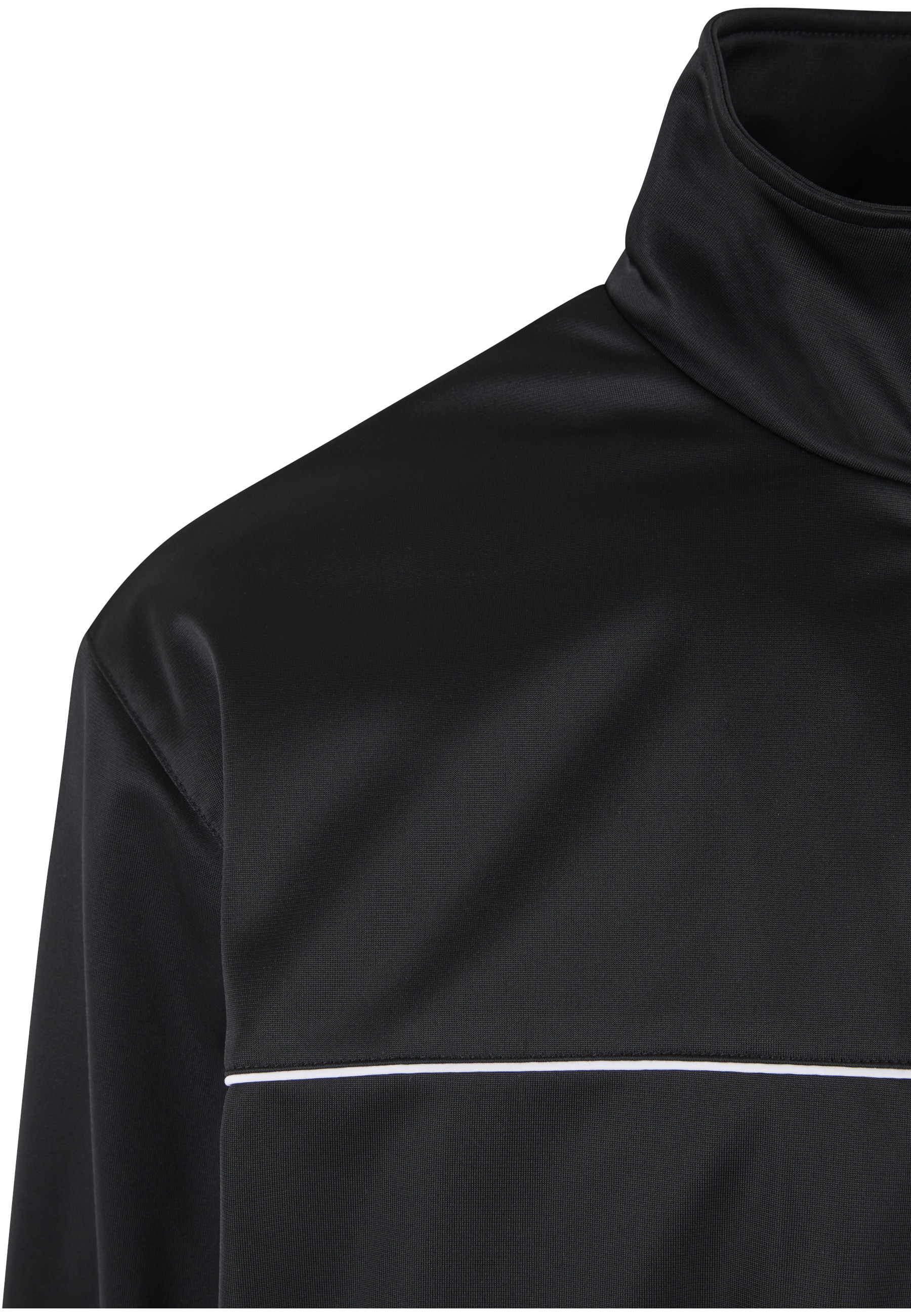 Collegejacke KARL KANI "Karl Kani Karl Kani Og Trackjacket", Herren, Gr. XL, schwarz, weiß, 100% Polyester, unifarben, normal, amerikanischer Ausschnitt, Jacken Collegejacke 3