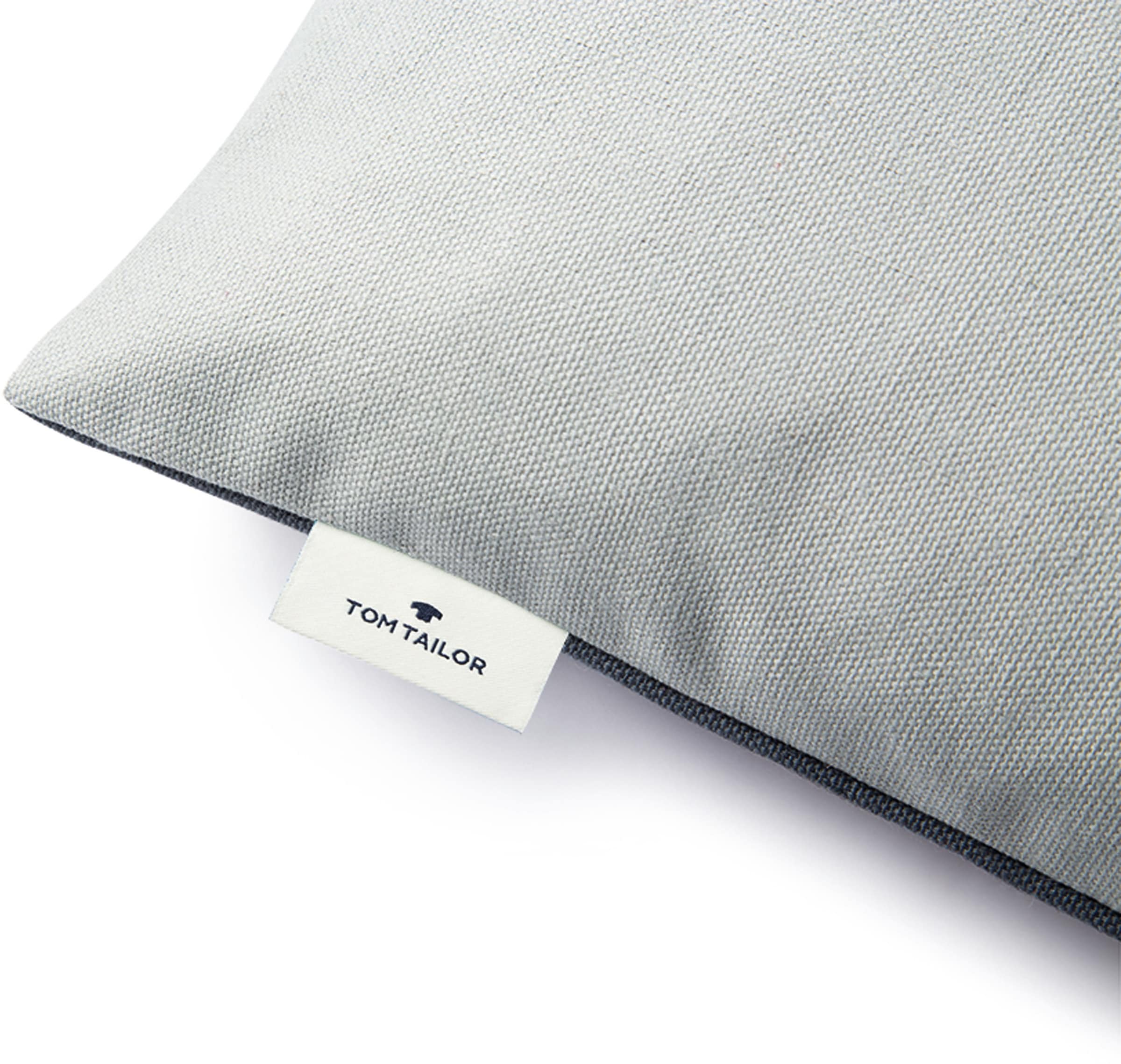 TOM TAILOR HOME Dekokissen »Dove Signature«, mit Paspel, Kissenhülle ohne Füllung, 1 Stück