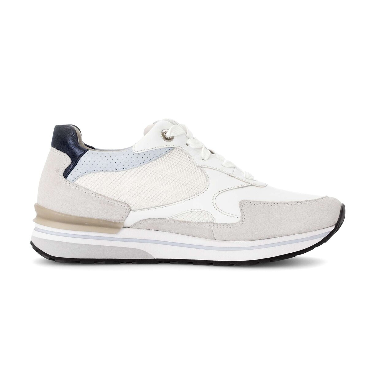 Gabor Sneaker »Sneaker low Materialmix Leder/Lederimitat«