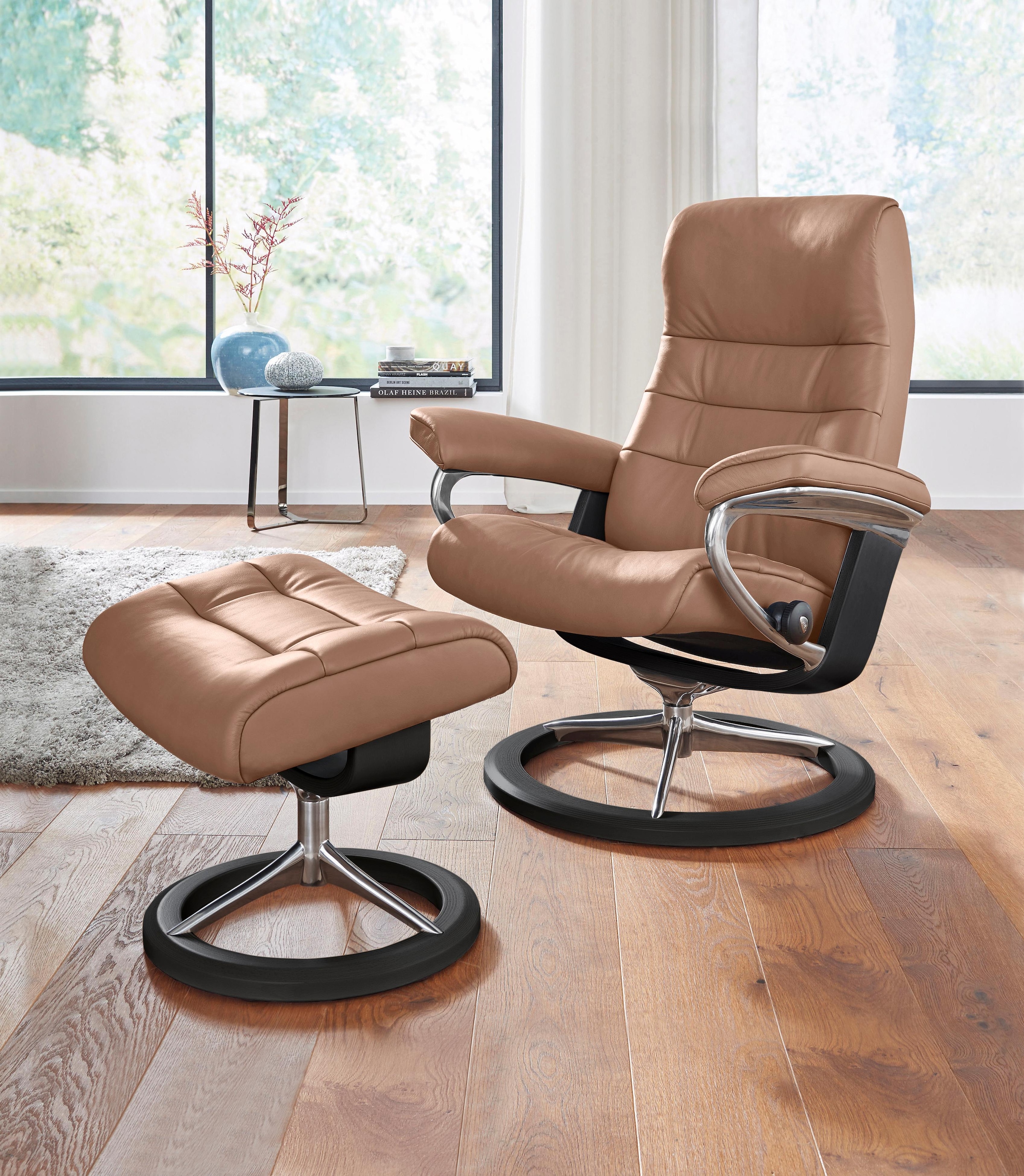 Hocker, M, Relaxsessel bestellen mit | BAUR Stressless® (Set, Signature Hocker), mit Größe »Opal«, mit Base, mit Schlaffunktion Relaxsessel