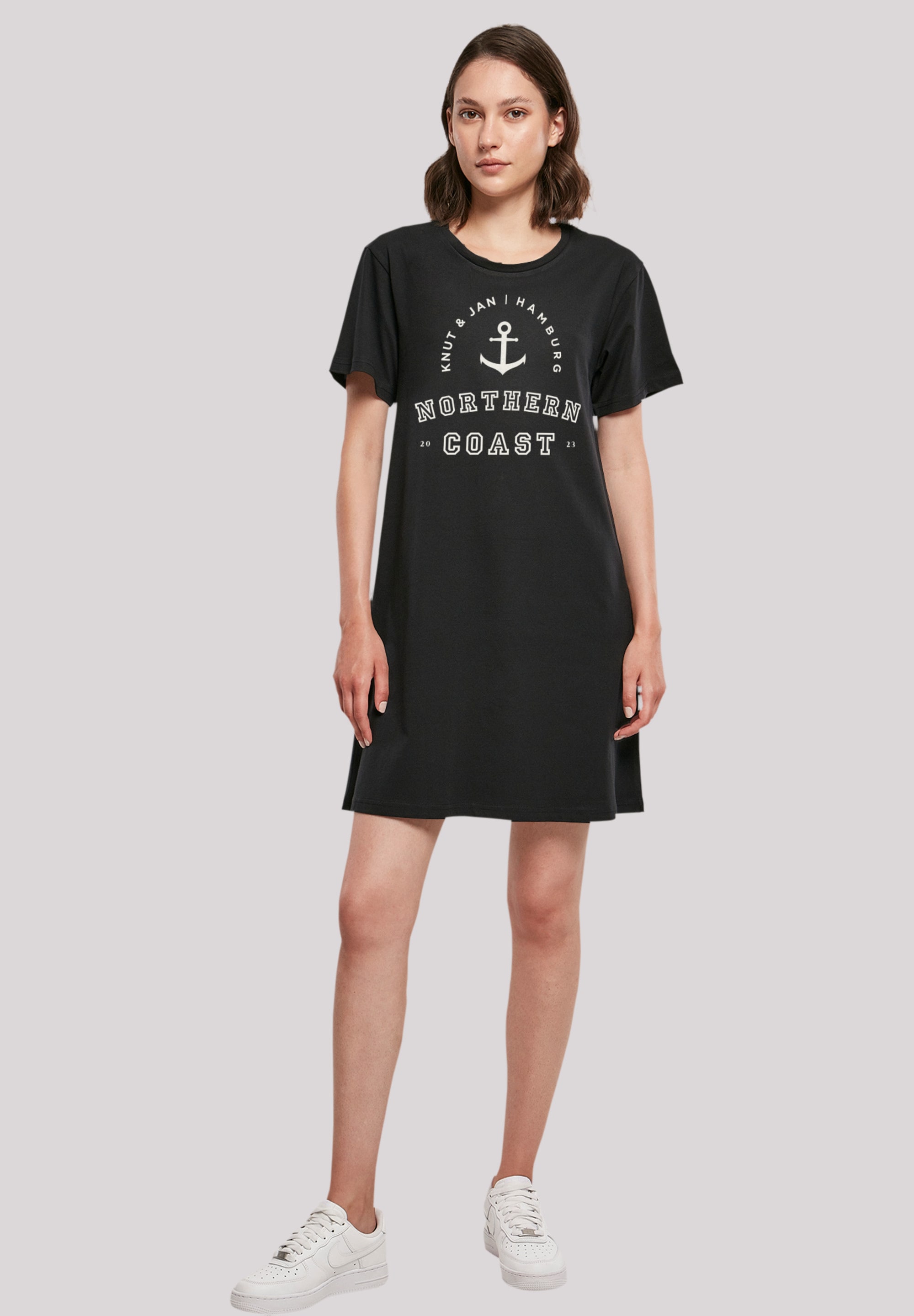 F4NT4STIC Shirtkleid »Northern Coast Nordsee Knut & Jan Hamburg«, Print