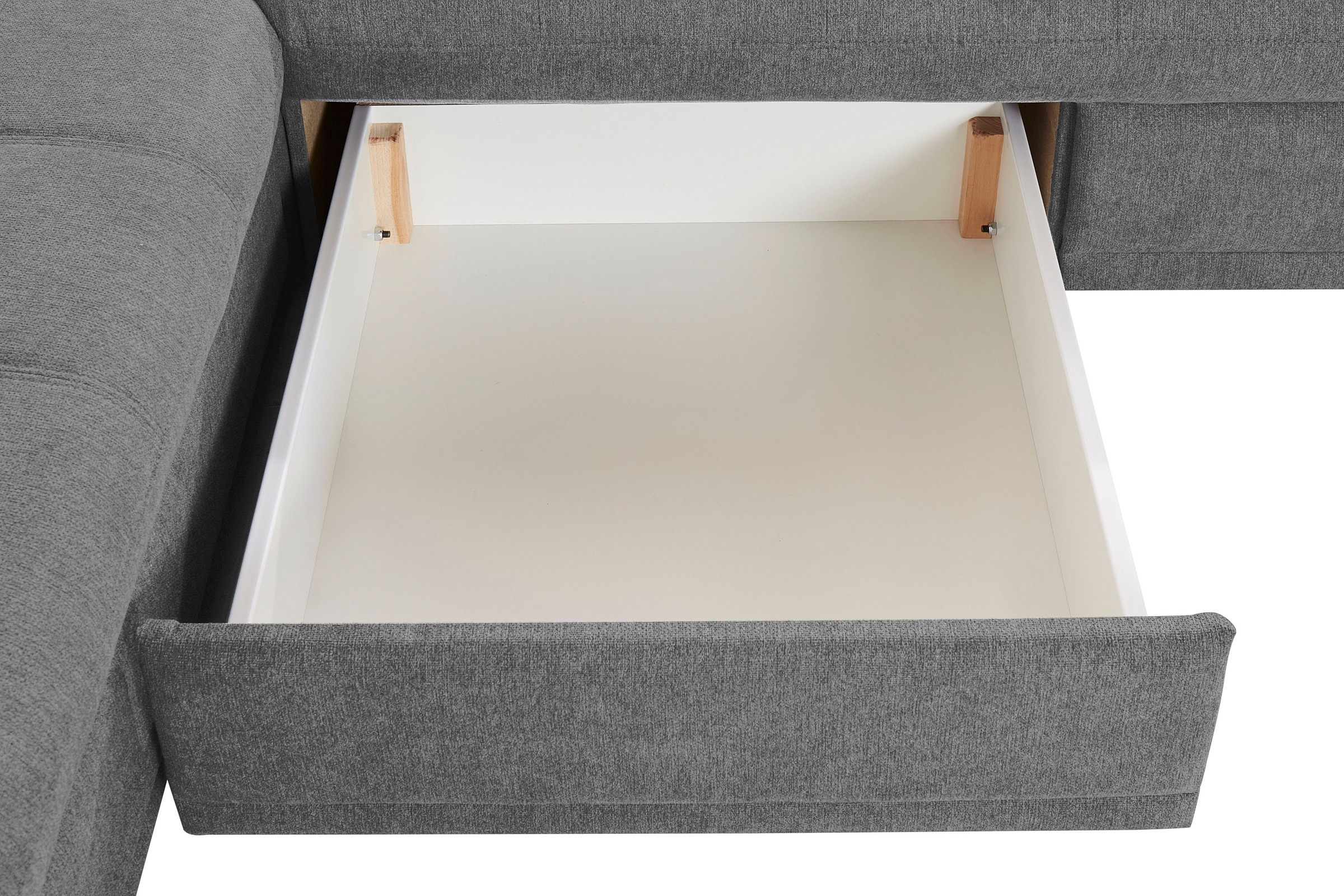 COTTA Ecksofa »Holiday L-Form mit Sitztiefen-, Armteil- und Kopfteilverstellung«, wahlweise mit Bettfunktion & Bettkasten