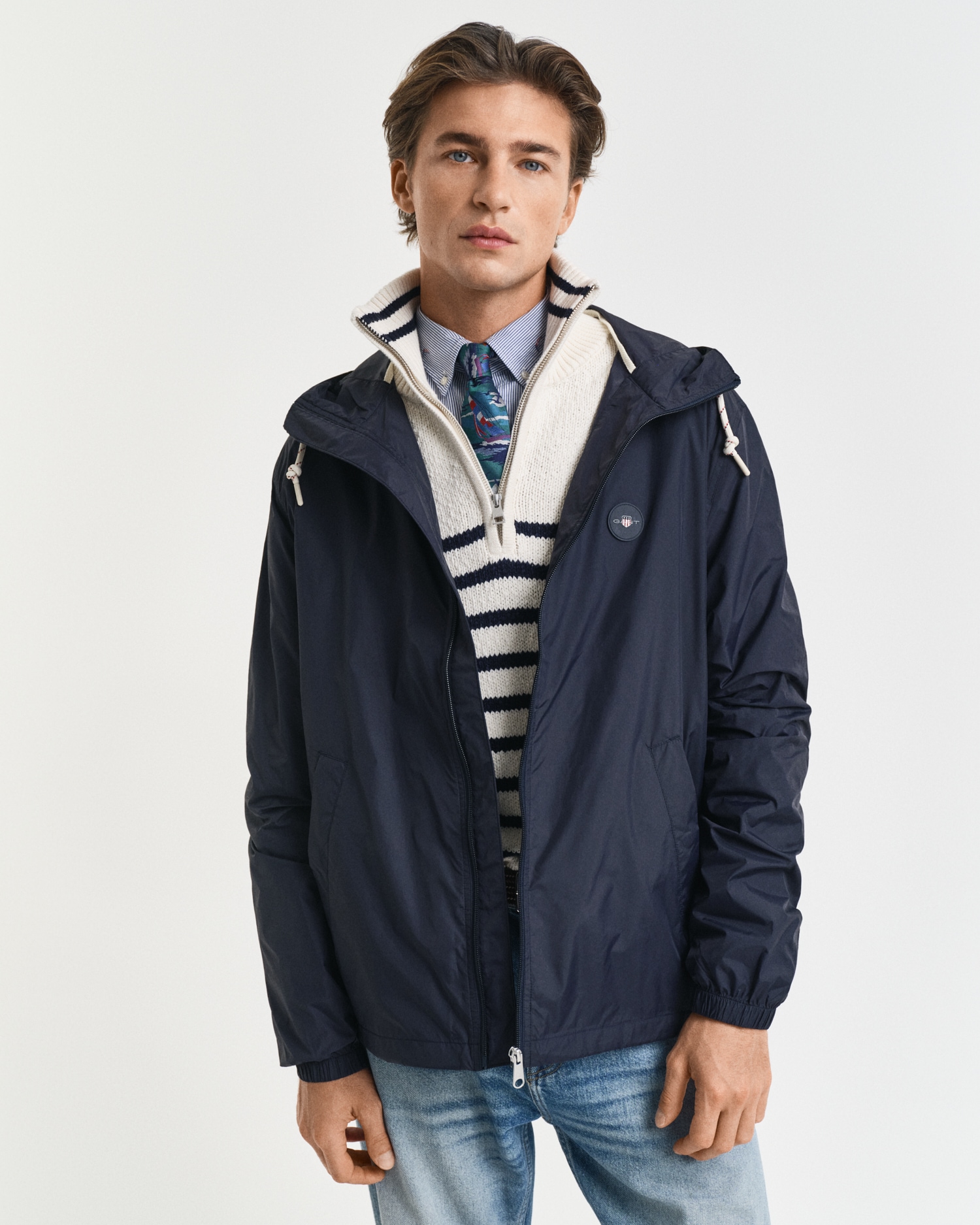 Gant Blouson "LIGHTWEIGHT PACKABLE WINDBREAKER", mit Kapuze günstig online kaufen