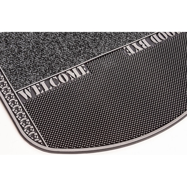Black Friday Home2Fashion Fußmatte »TC Clean In & Out«, rechteckig,  Schmutzfangmatte, mit Spruch, robust, In- und Outdoor geeignet | BAUR