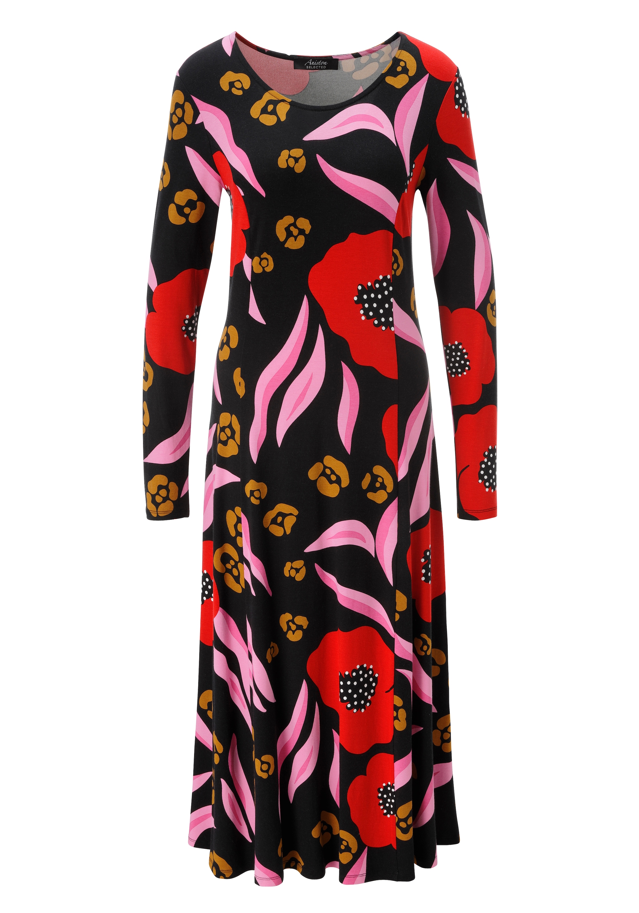 Aniston SELECTED Midikleid in leichter A-Linien-Form - NEUE KOLLEKTION