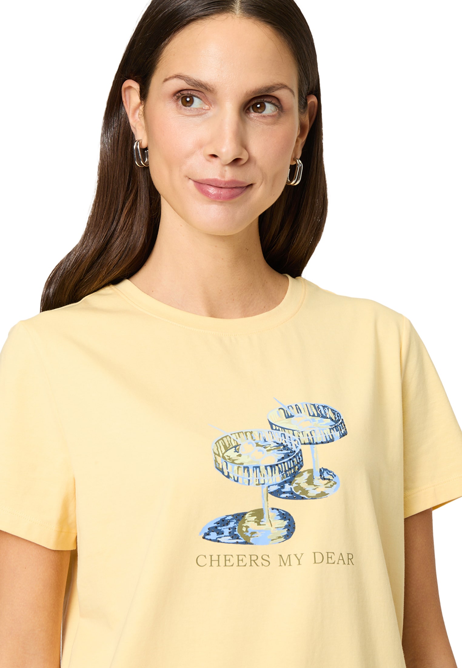 Zero Kurzarmshirt »zero Shirt mit Motiv«, (1 tlg.), weiteres Detail