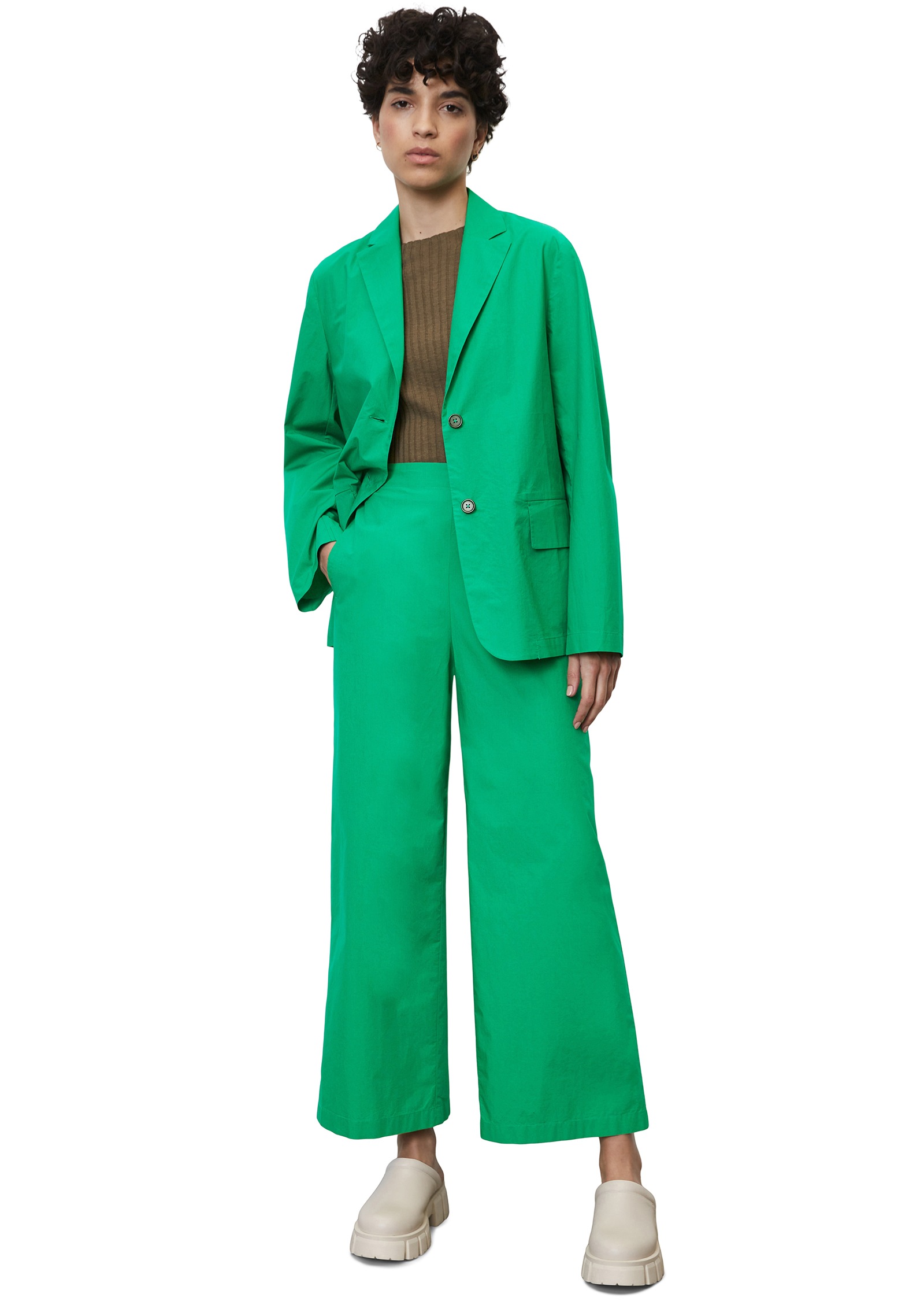 Marc O'Polo Longblazer »aus leichter Baumwolle-Popeline«
