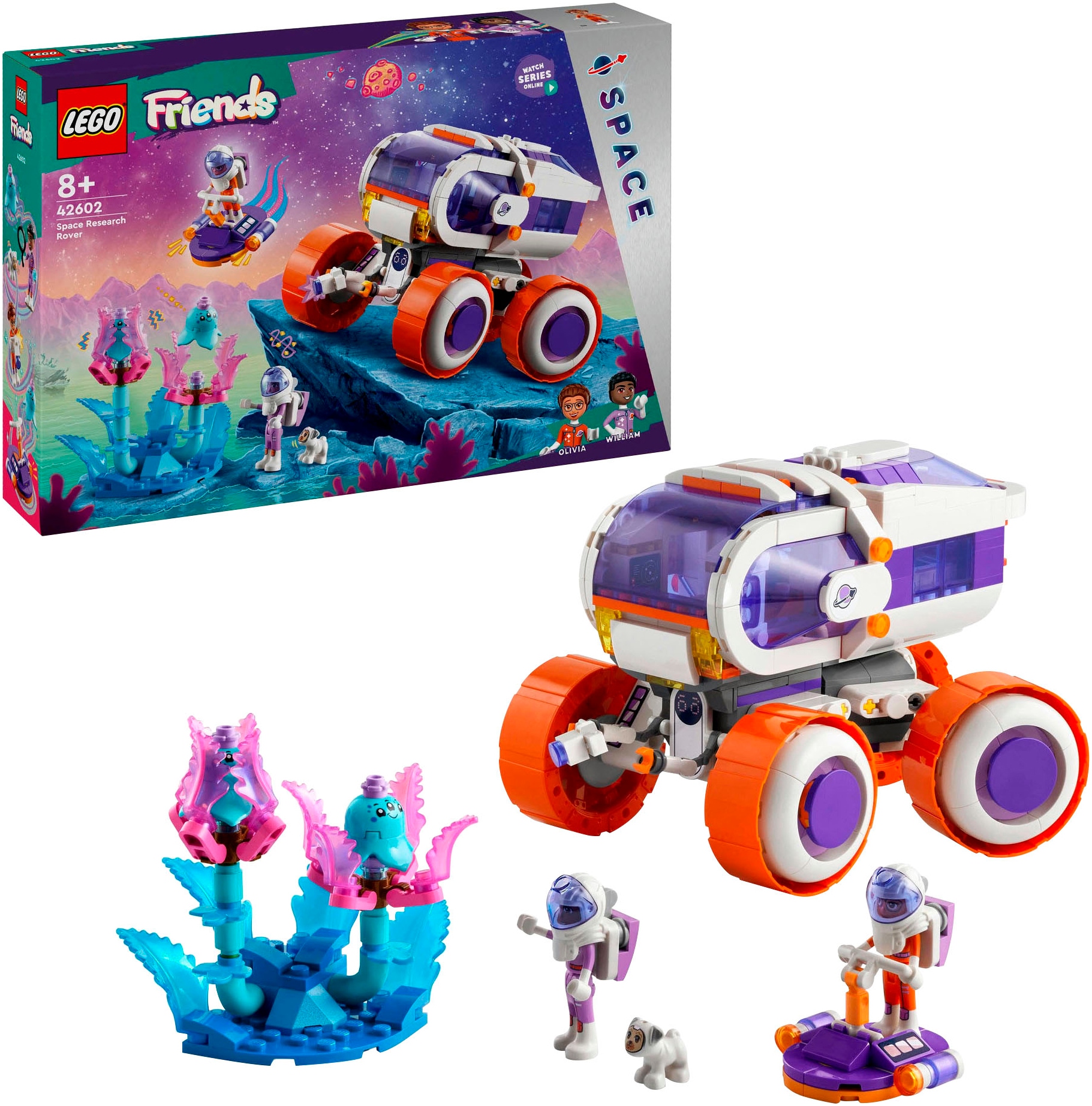 Konstruktionsspielsteine »Fahrzeug zur Weltraumforschung (42602), LEGO Friends«, (514...