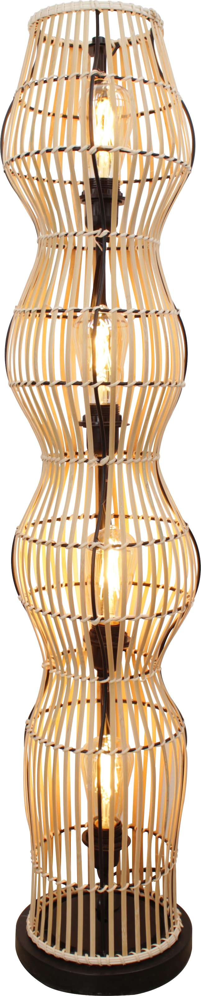ECO-LIGHT Pastatomas šviestuvas »Bamboo« 4 flamm...