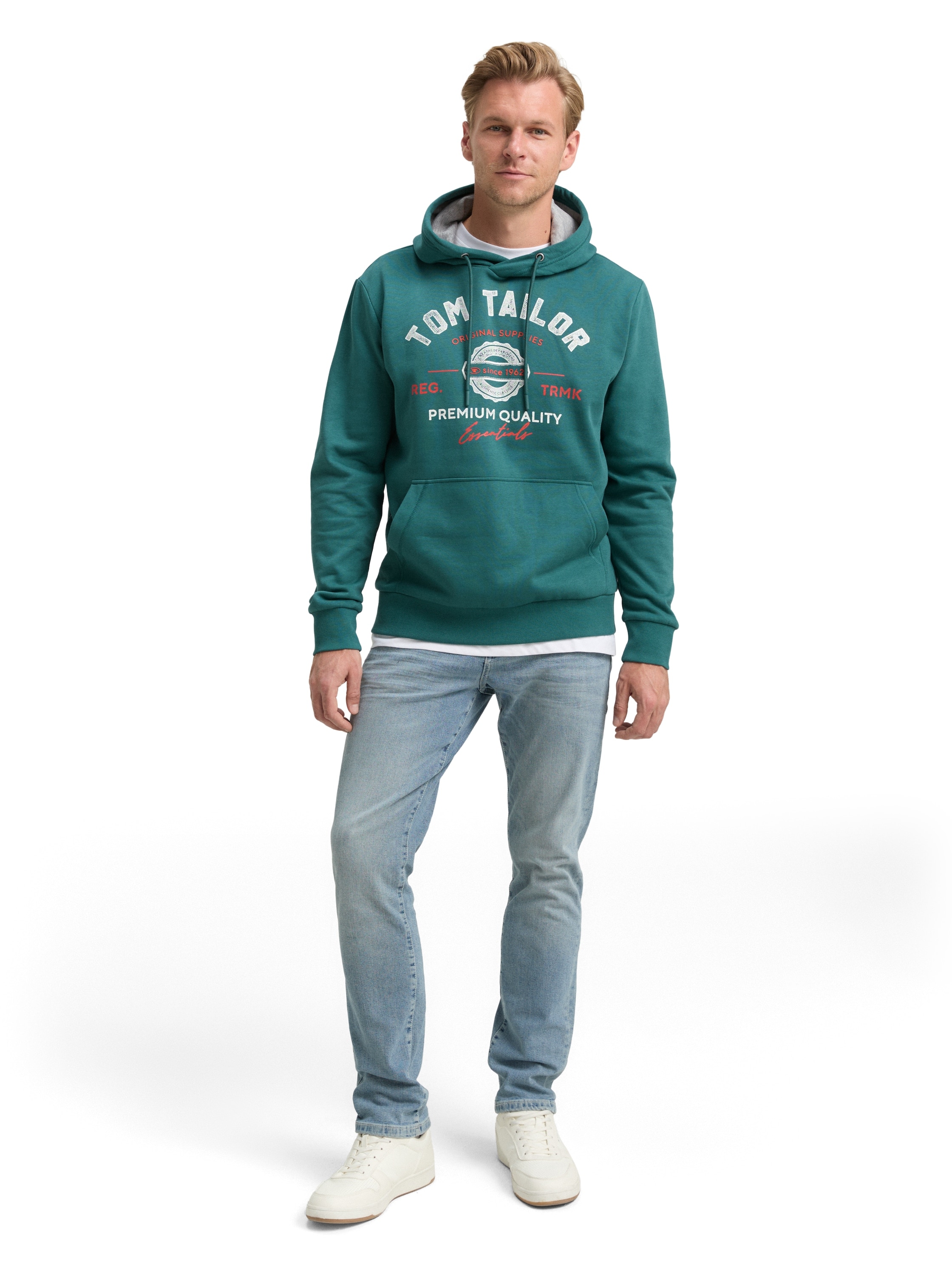 TOM TAILOR Kapuzensweatshirt, mit Kapuze