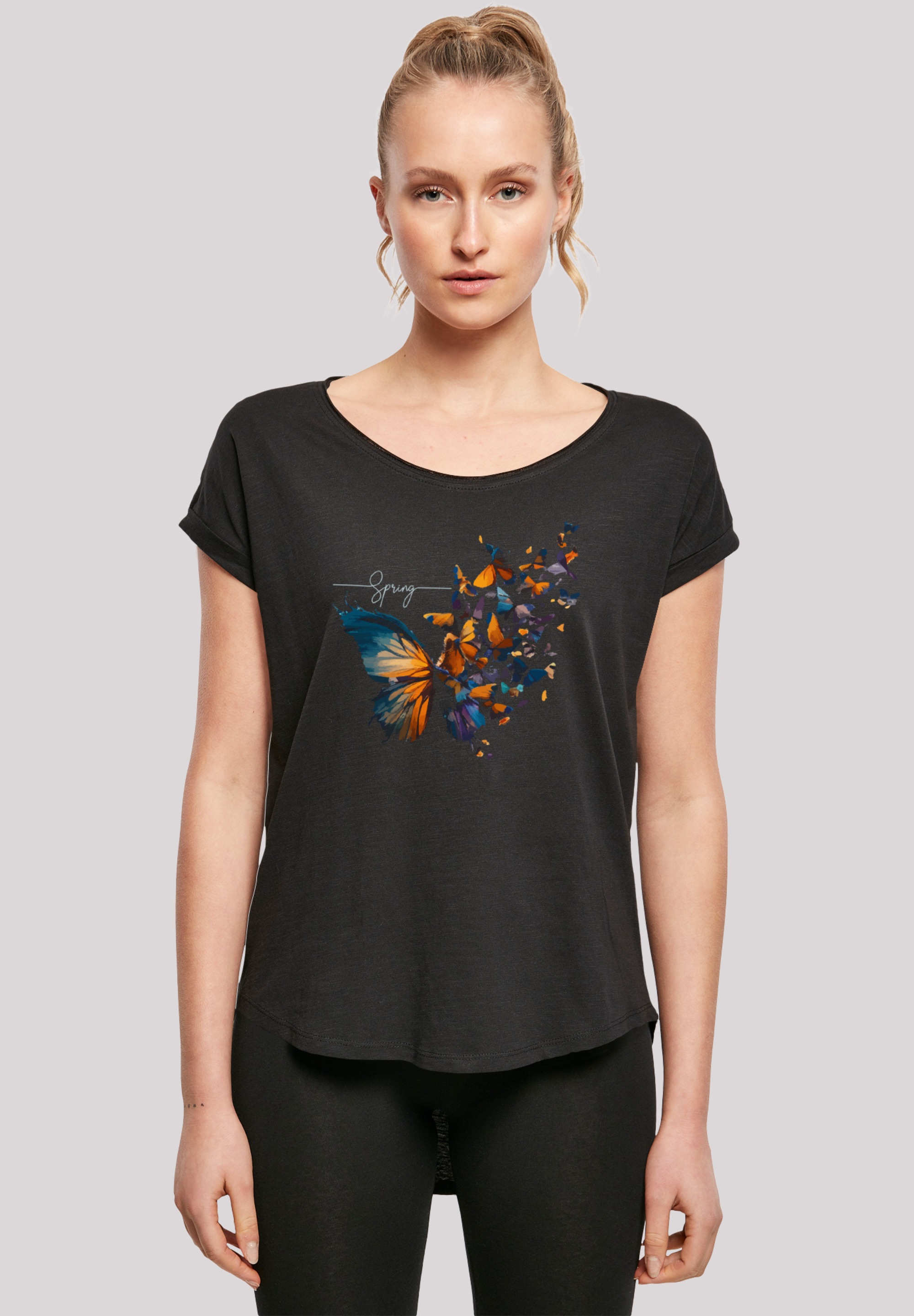 F4NT4STIC T-Shirt "Schmetterling Frühling", Print günstig online kaufen