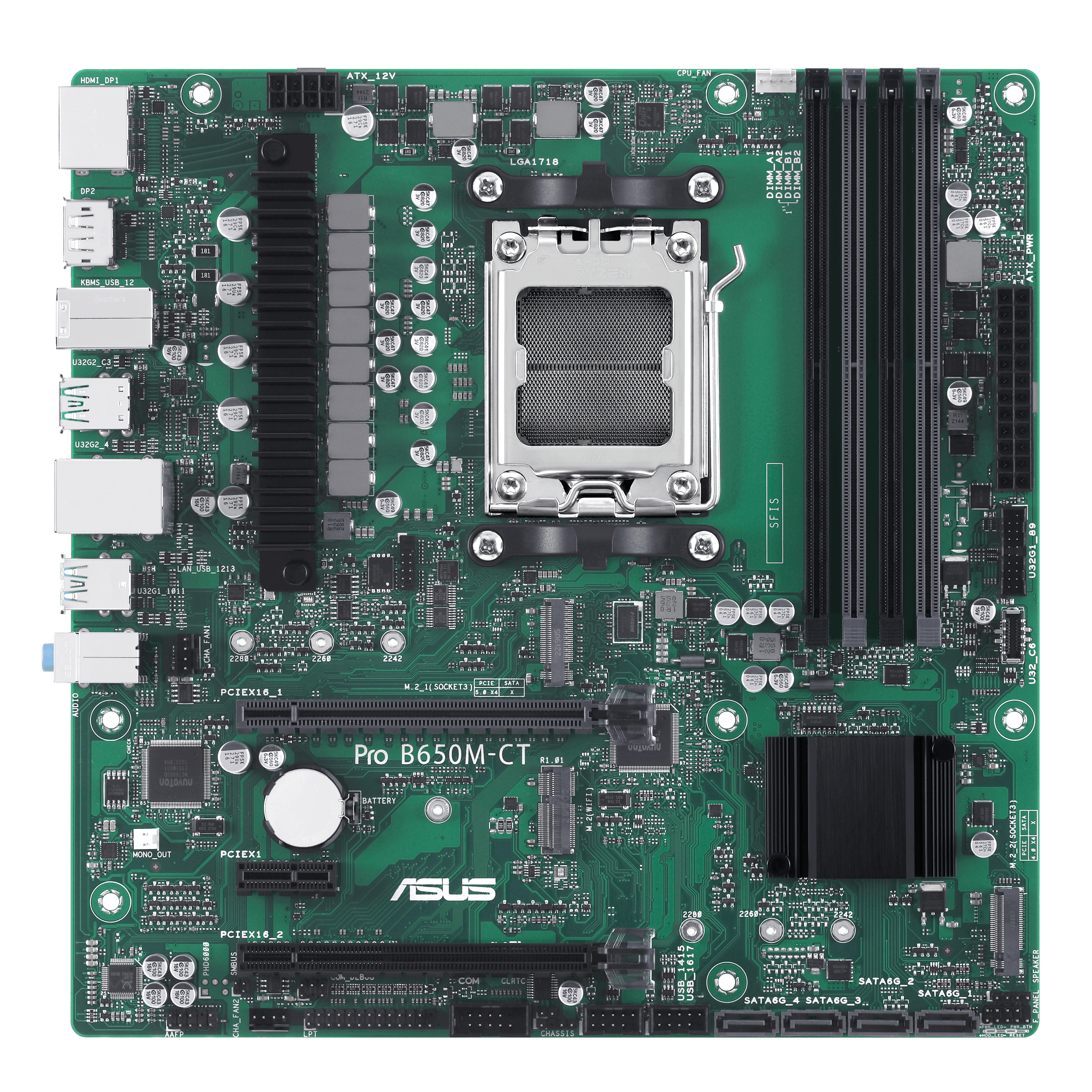 Asus Mainboard »PRO B650M-CT-CSM«