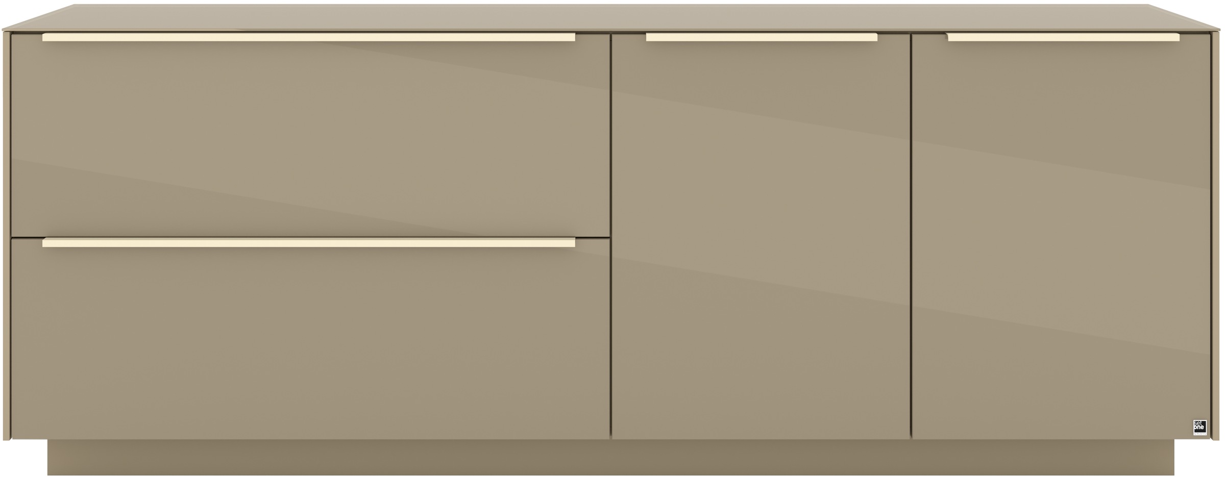 set one by Musterring Lowboard »Reno« 1 Stk. tlg. Mit Sockel in diversen Farben, 71 cm Höhe & Farbauswahl