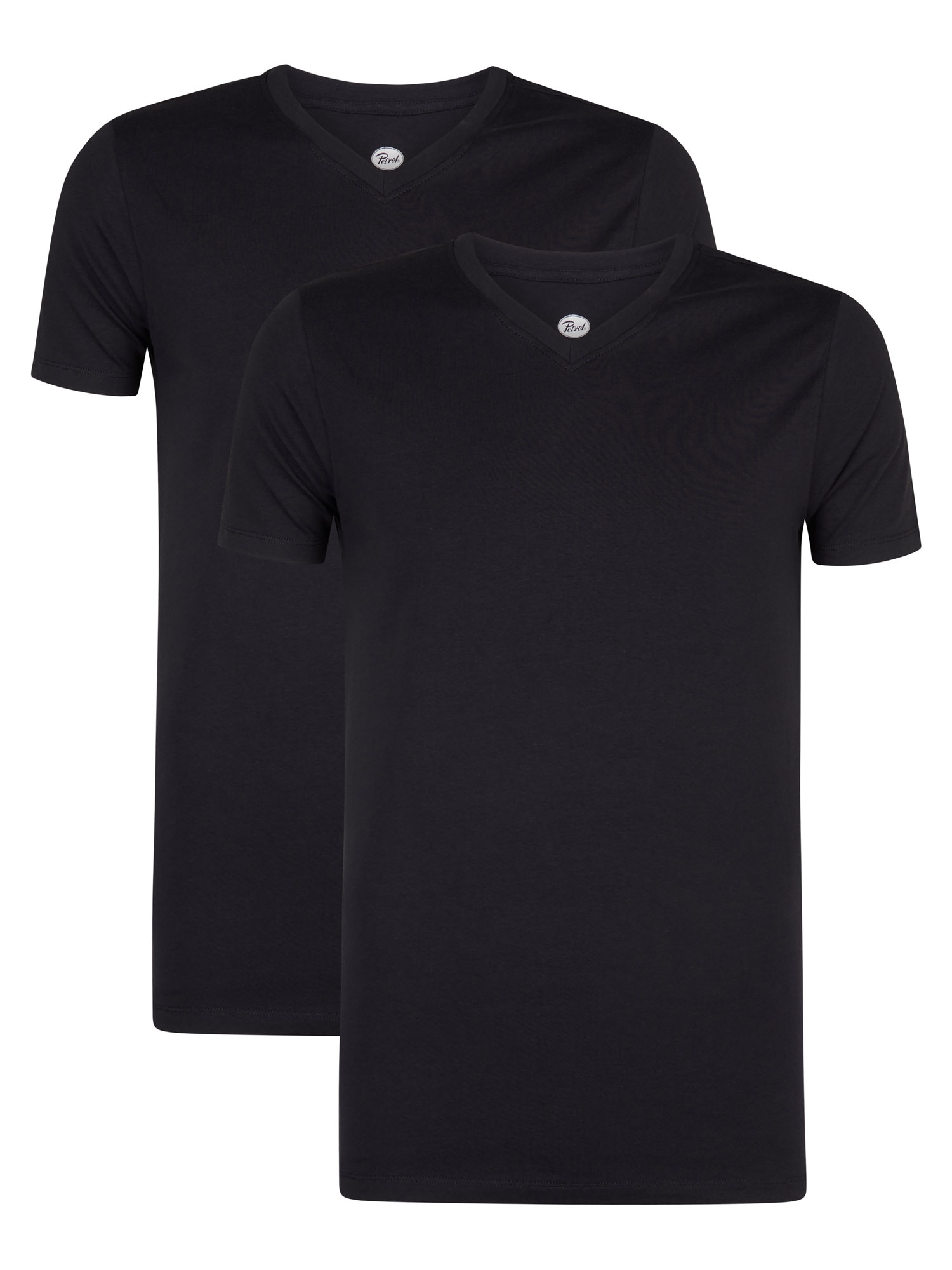 Petrol Industries T-Shirt "Men Body Fit V-Neck - 2PACK" Packung, 2er-, Auch Ideal Zum Unterziehen