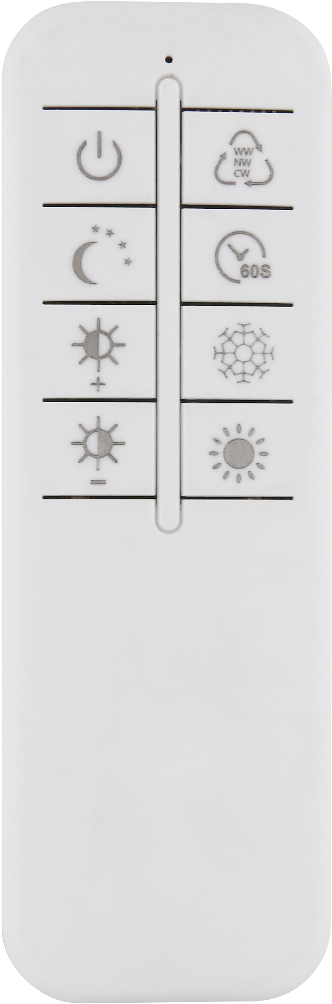 GLOBO LIGHTING Deckenleuchte »SHIRLEY« LED-Modul 1 Stk. Deckenleuchte Sand, LED dimmbar, 3D-Kristalle, Fernbedienung