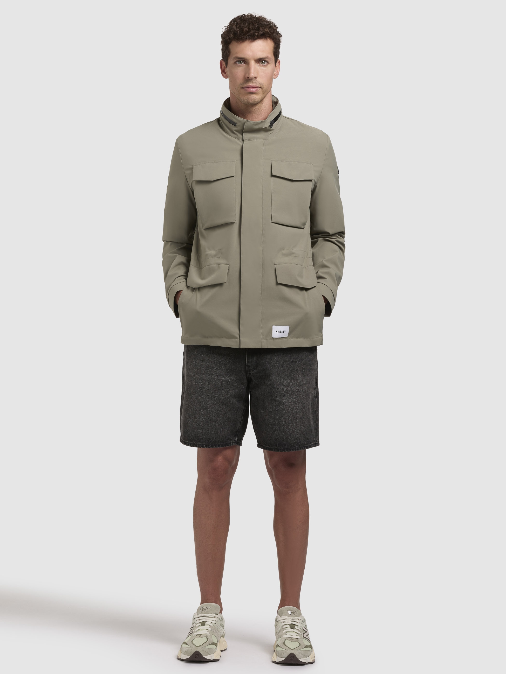 khujo Fieldjacket »ARLO«, mit Kapuze