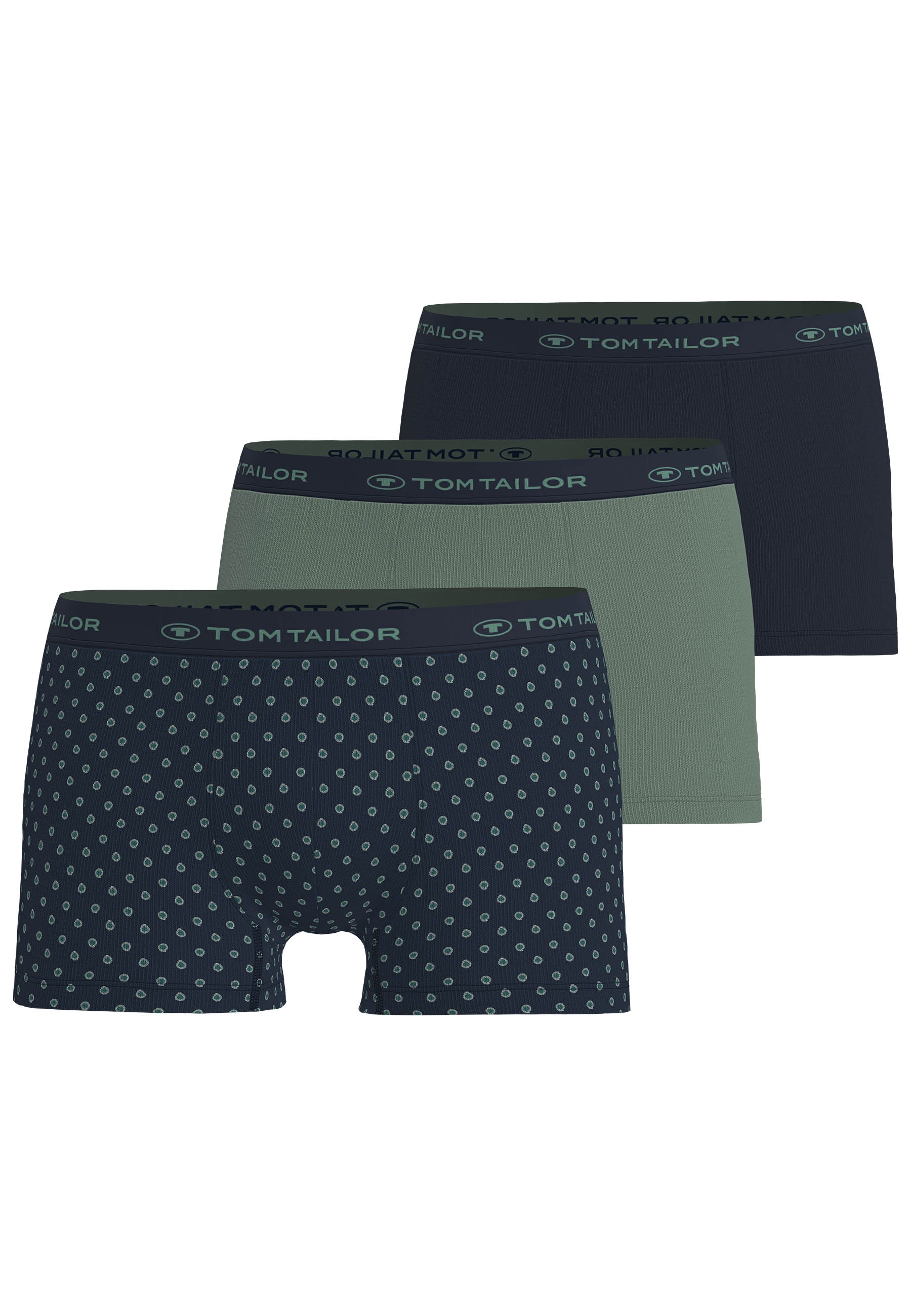 TOM TAILOR Retro Pants »Buffer« bequem, eng, mit Logobund, mit Print, Baumwollmix