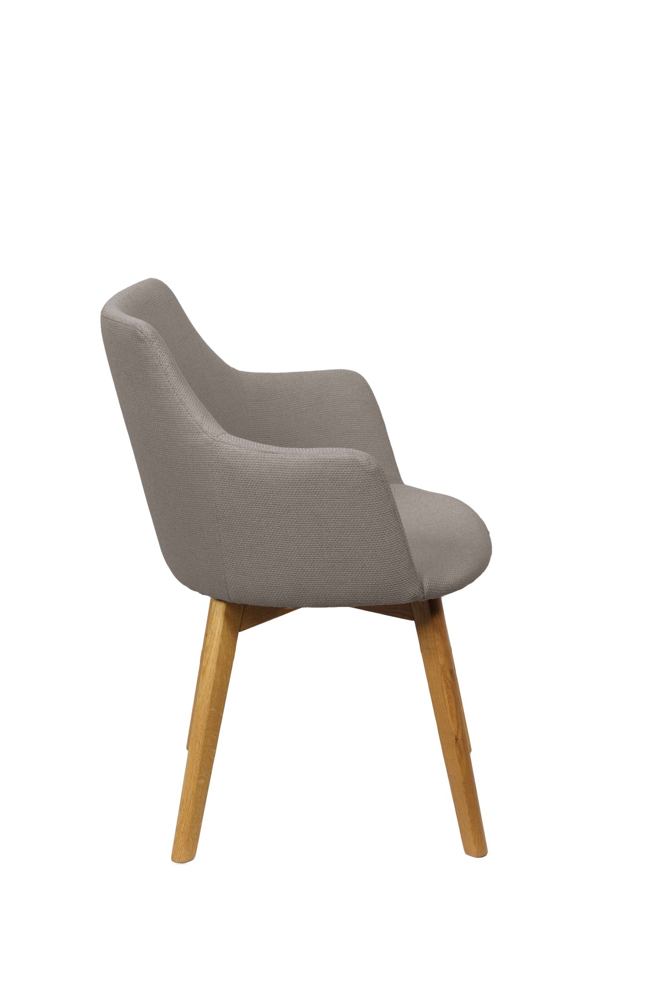 Home affaire Essgruppe »Ena Sitzgruppe für Küche/Esszimmer, Esstisch mit 4 Polsterstühlen 5tlg«, (Set, 5 tlg., 5-tlg), Stuhlbeine in Eiche Natur oder Buche Schwarz, Tisch 180 cm, U-Gestell