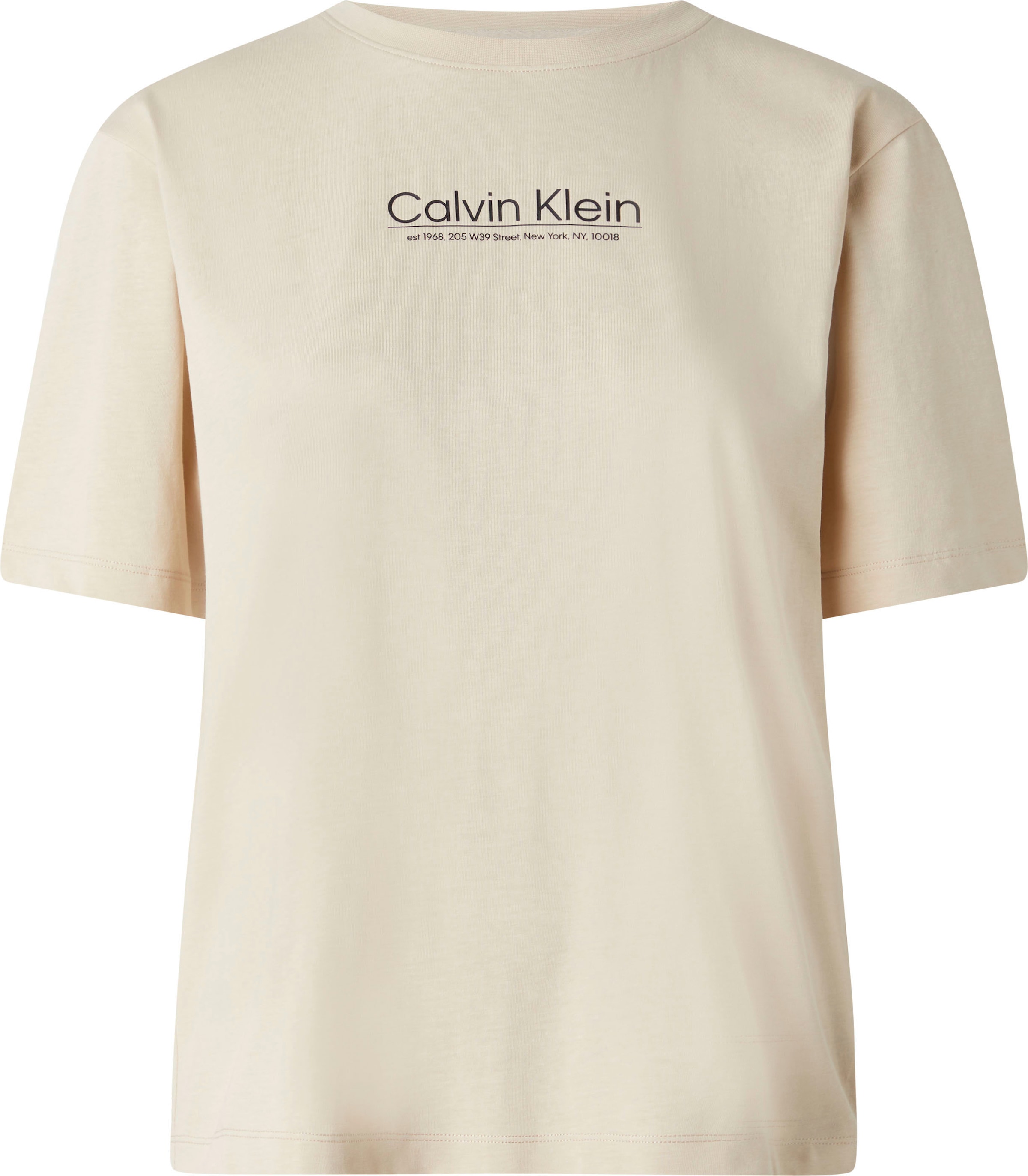 Calvin Klein Curve Print-Shirt »INCLU COORDINATES LOGO T-SHIRT« mit Calvin Klein Logo auf der Brust