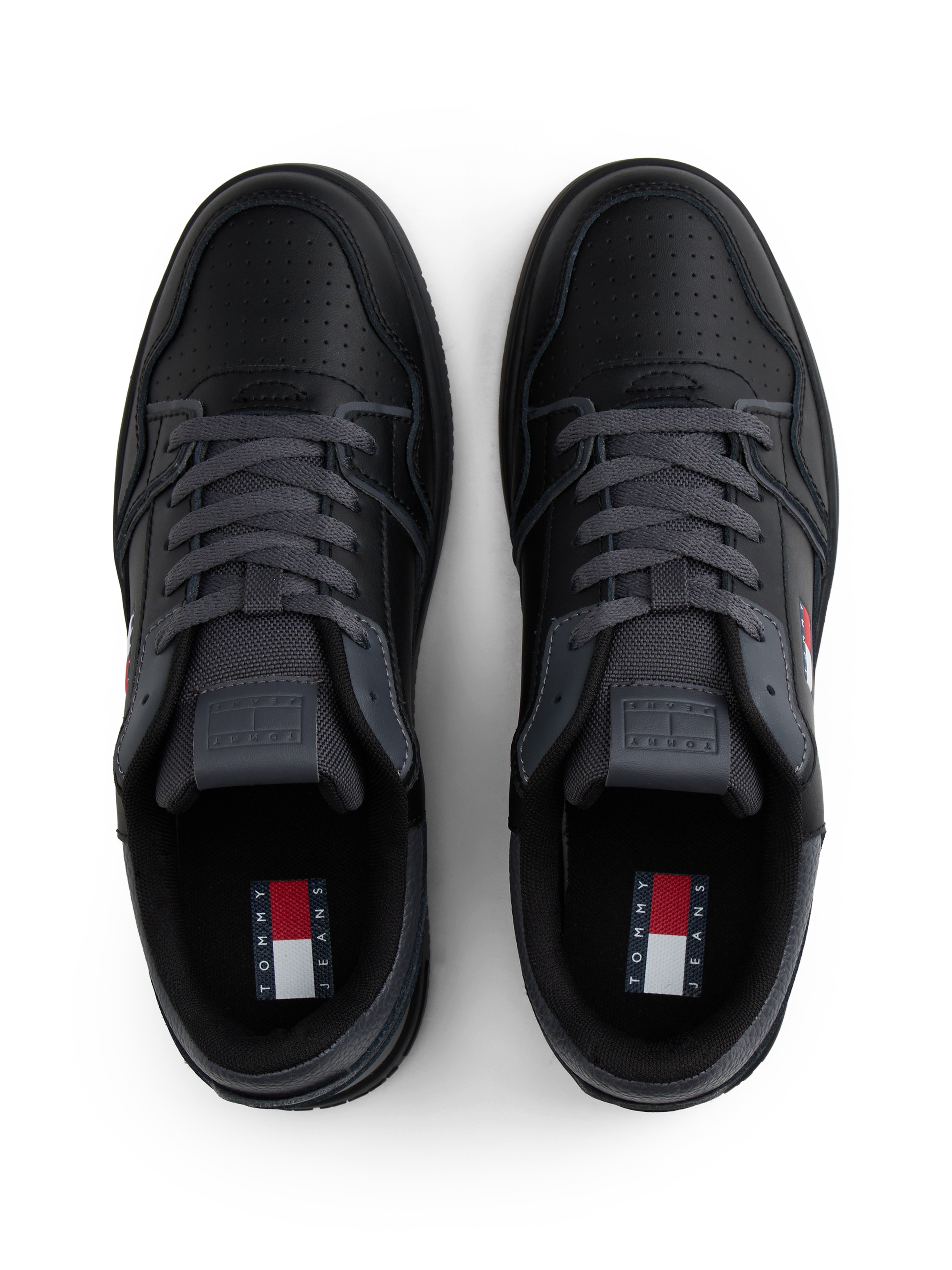 Thumbnail - Tommy Jeans Plateausneaker "TJW RETRO BASKET SNEAKER", Freizeitschuh, Halbschuh, Schnürschuh mit geprägter Logoflagge