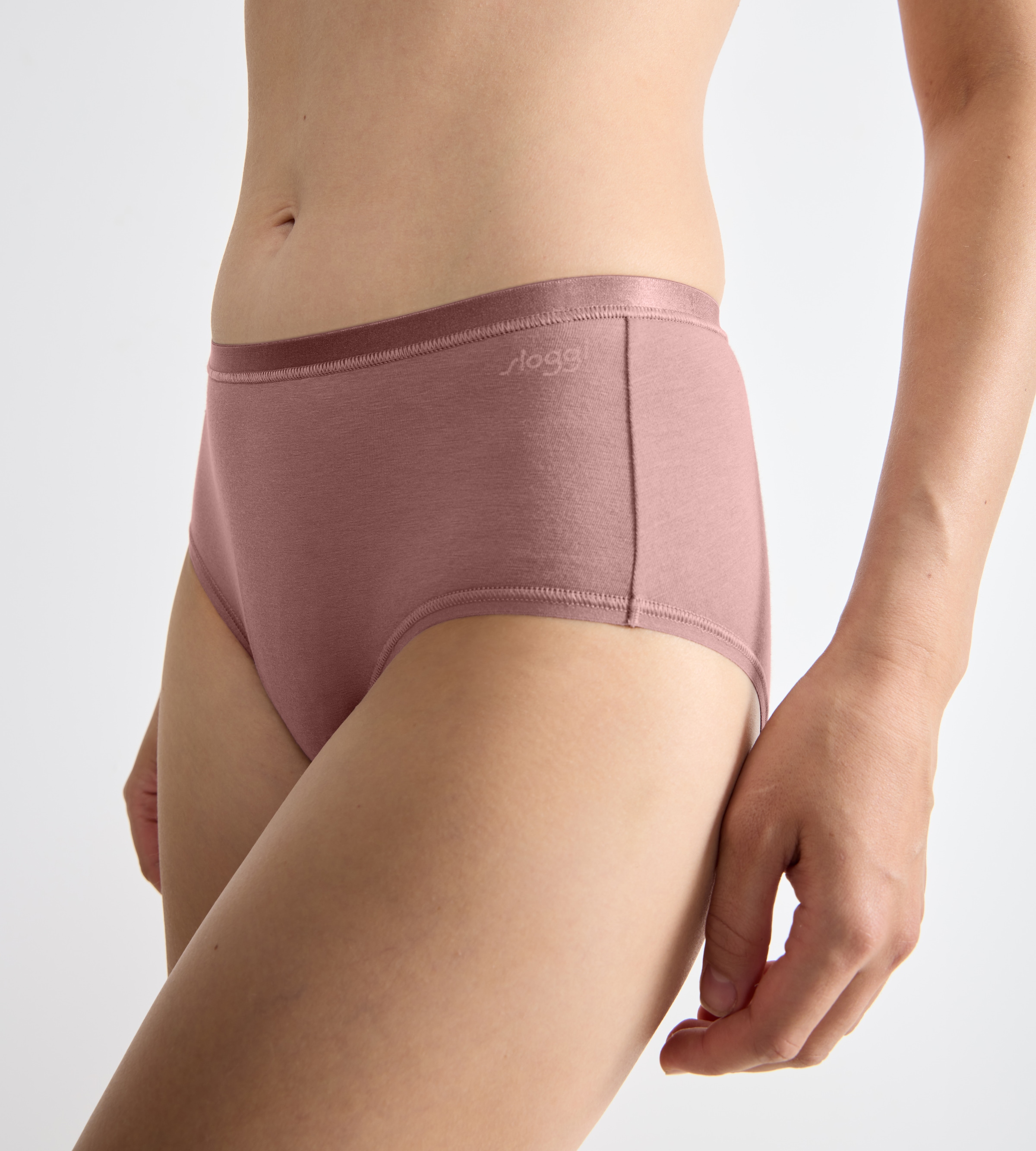 sloggi Slip »GO Daily Cotton Midi 3P«, (3er Pack), Glanz-Effekt Details, weich