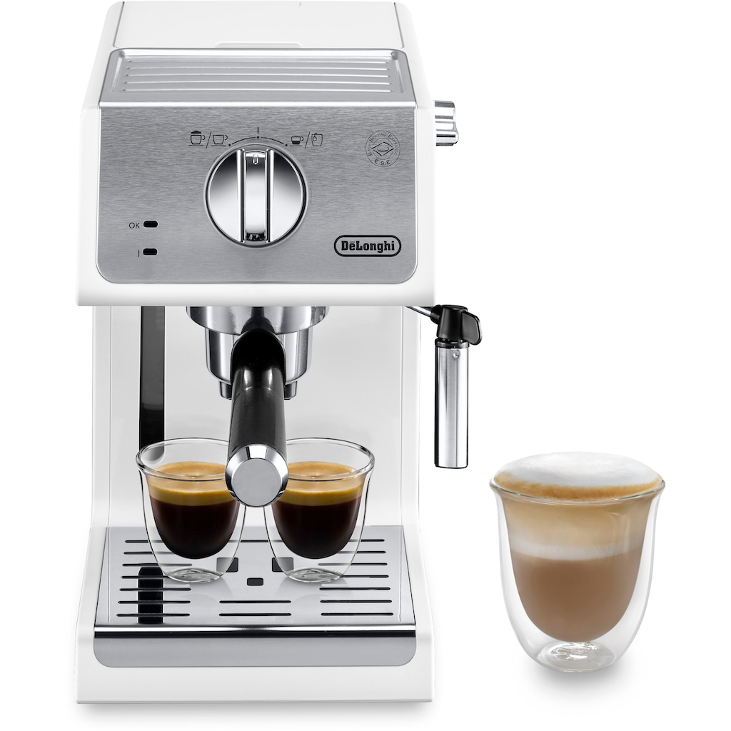 De'Longhi Siebträgermaschine »Active Line ECP 33.21.W«, 1100 Watt, 15 Bar