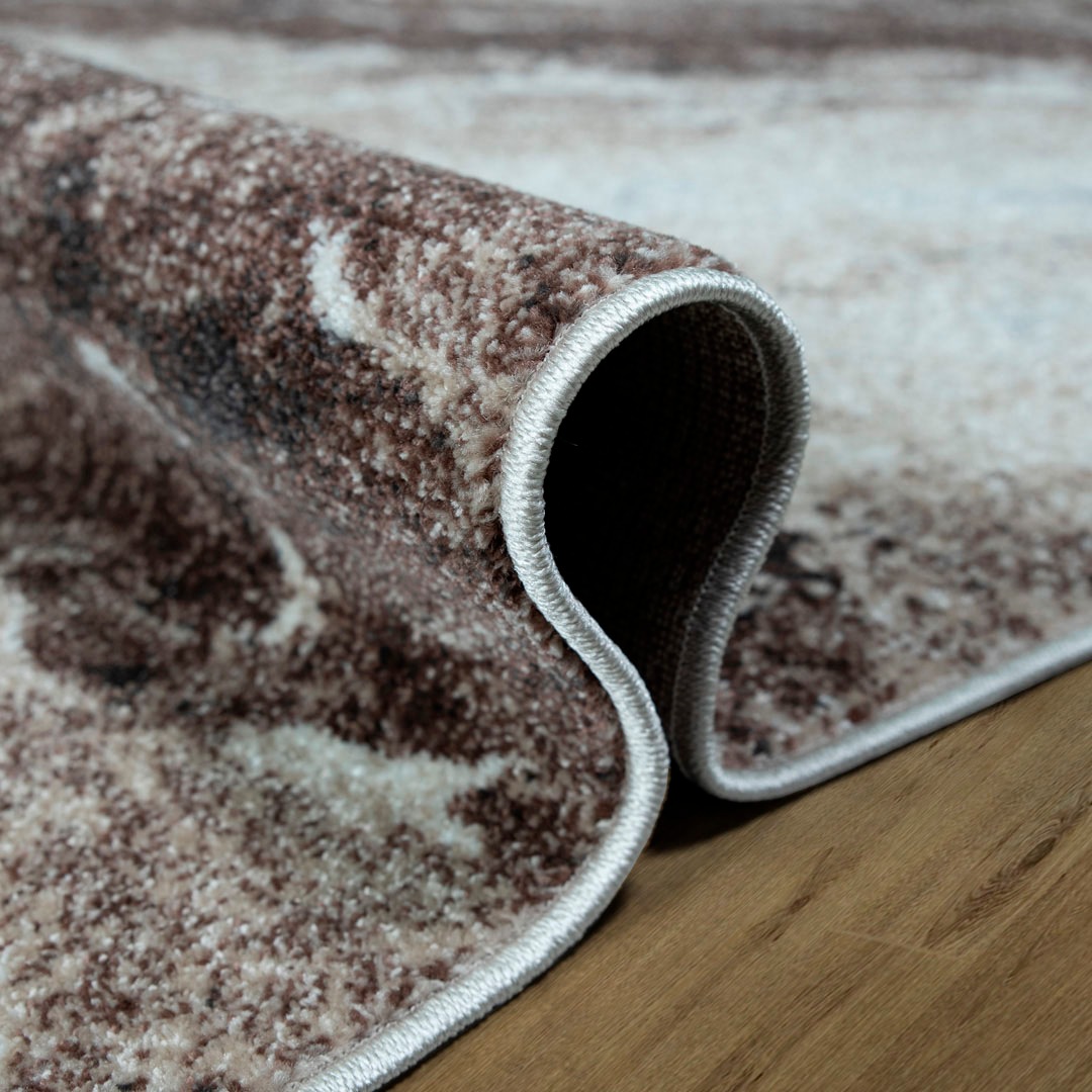 my home Teppich »Sonnenhang«, rechteckig, 9 mm Höhe, mit besonders weichem Flor, Kurzflor, modernes Marmor Design