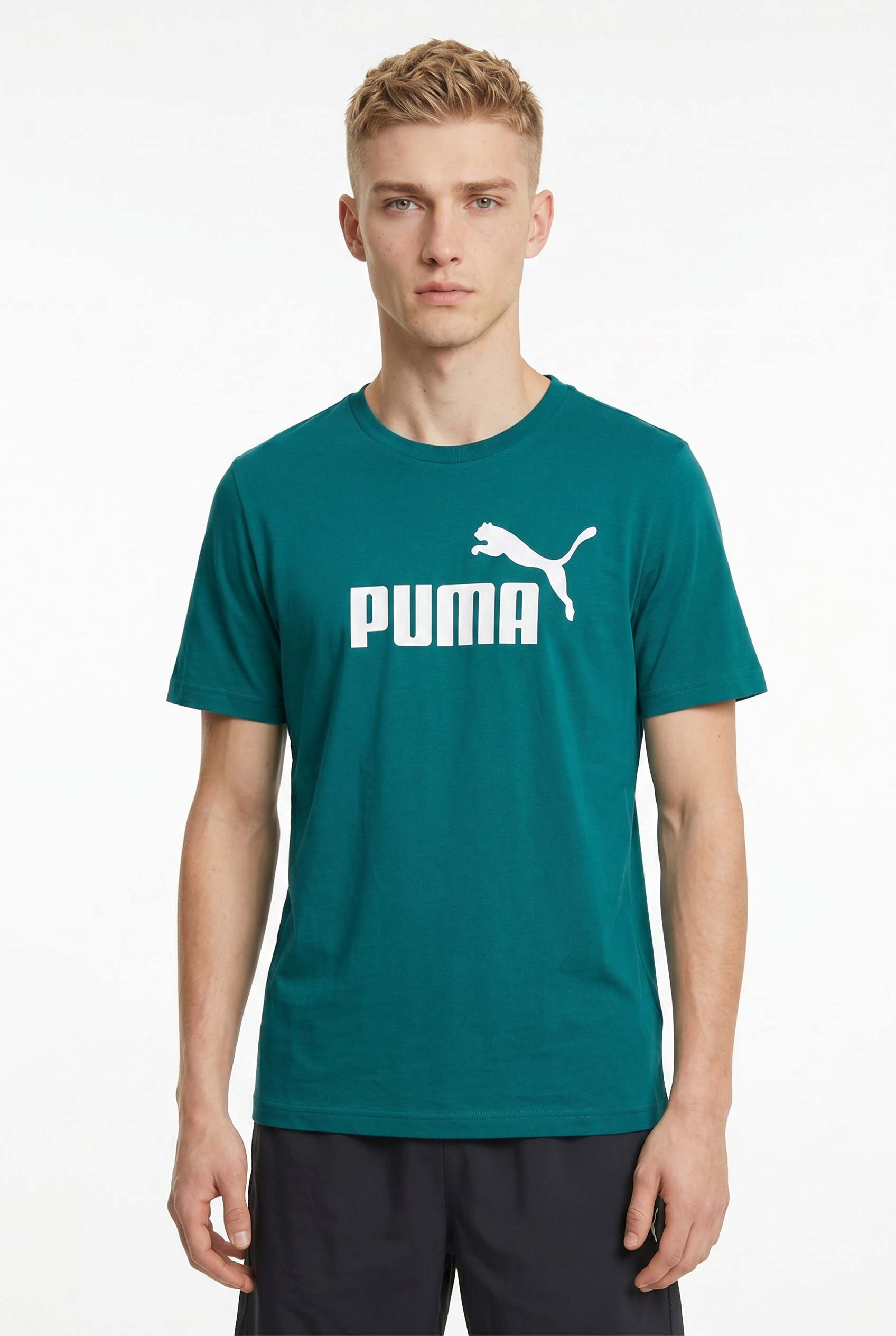 PUMA T-Shirt "ESS NO 1 LOGO TEE S" mit Rundhalsausschnitt, Kurzarm