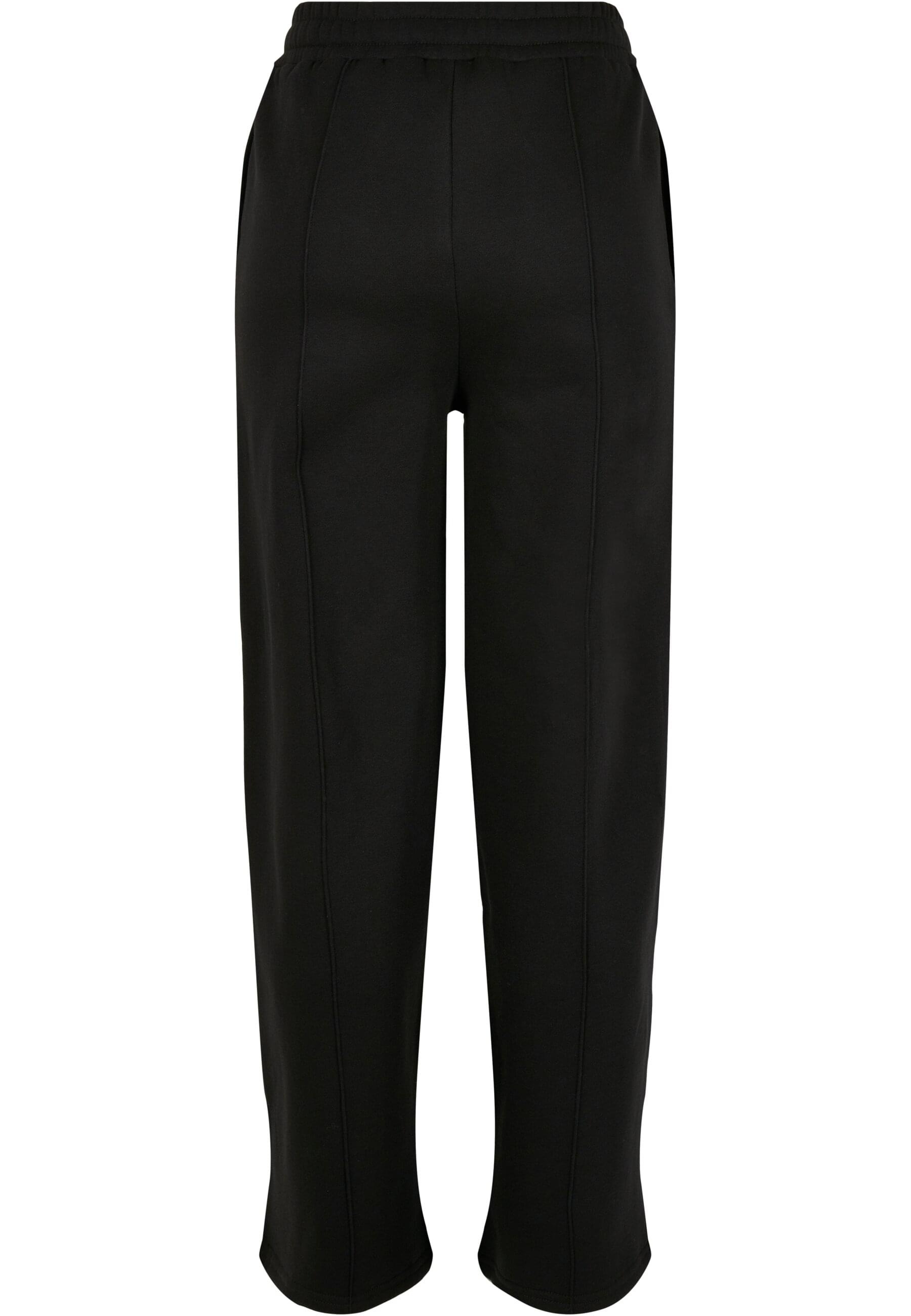 URBAN CLASSICS Stoffhose »Urban Classics Damen Ladies Straight Pin Tuck Sweat Pants«, (1 tlg.)