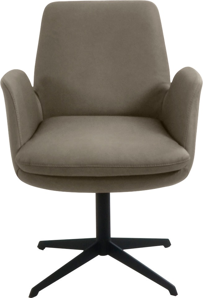 K+W Komfort & Wohnen Drehstuhl "Cube" () Rückholfunktion, Untergestell schw günstig online kaufen