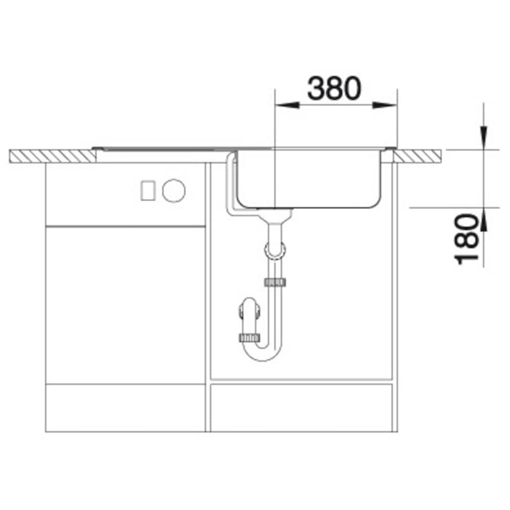 Blanco Edelstahlspüle »TIPO XL 6 S«, zum wechselseitigen Einbau geeignet