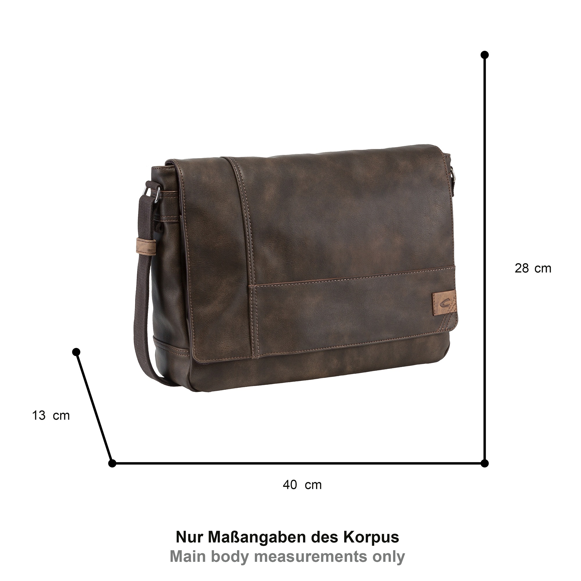 camel active Messenger Bag "Laos" funktionaler Begleiter mit sportlichen De günstig online kaufen