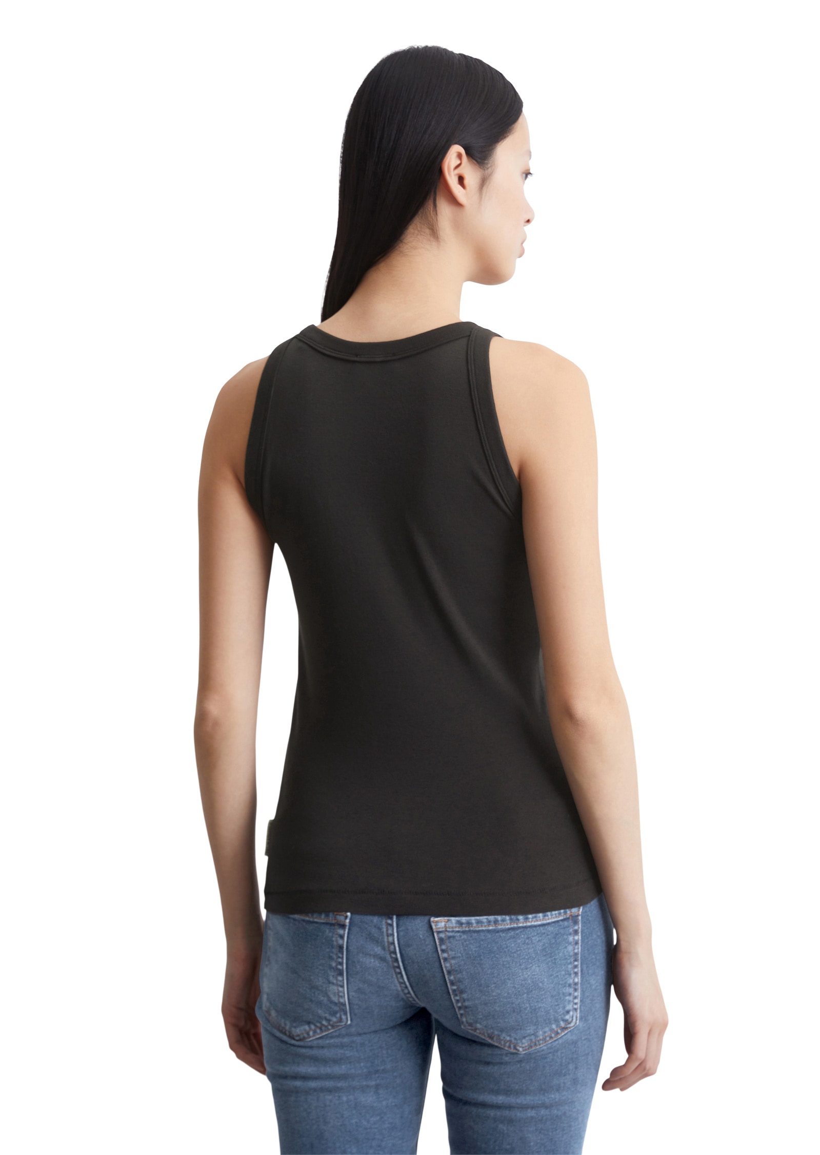 Marc O'Polo T-Shirt »aus Rippjersey«