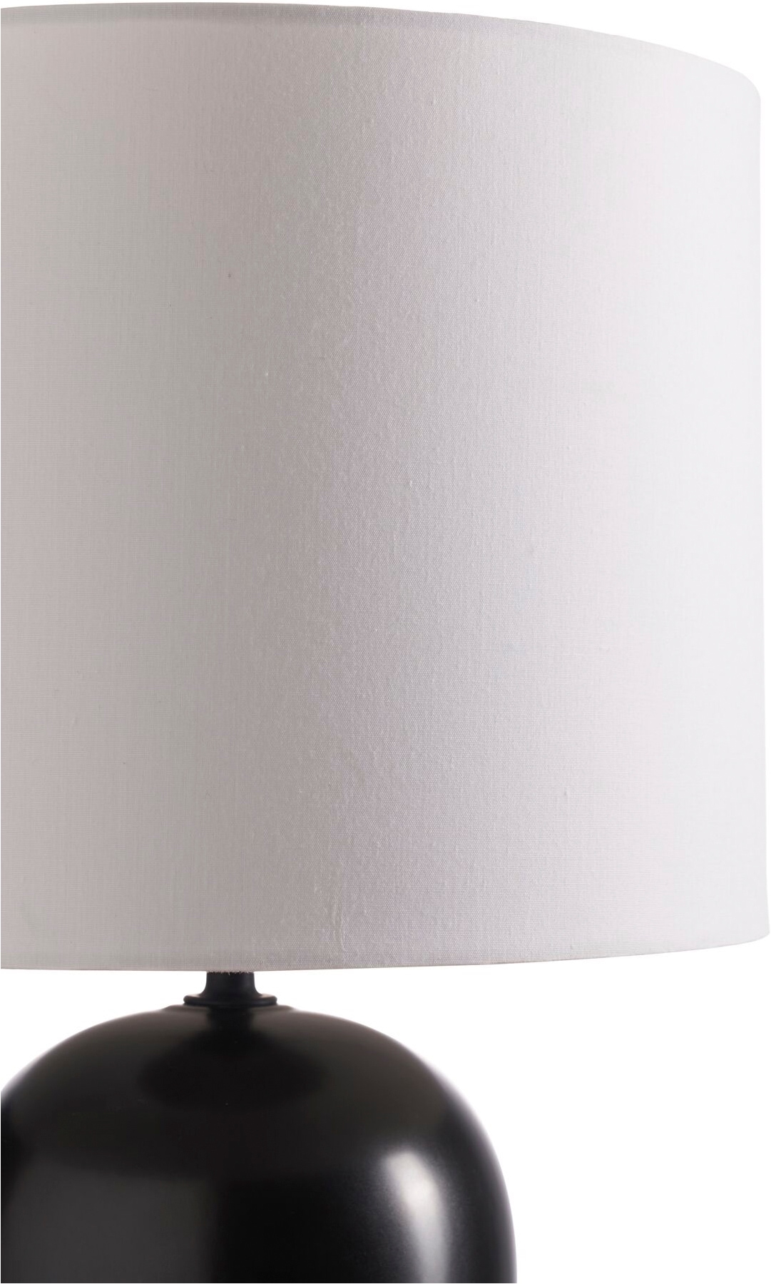 Pauleen Tischleuchte »Mystic Shine max 20W E14 Weiß/Schwarz 230V Stoff/Keramik« E14 1 Stk. IP20