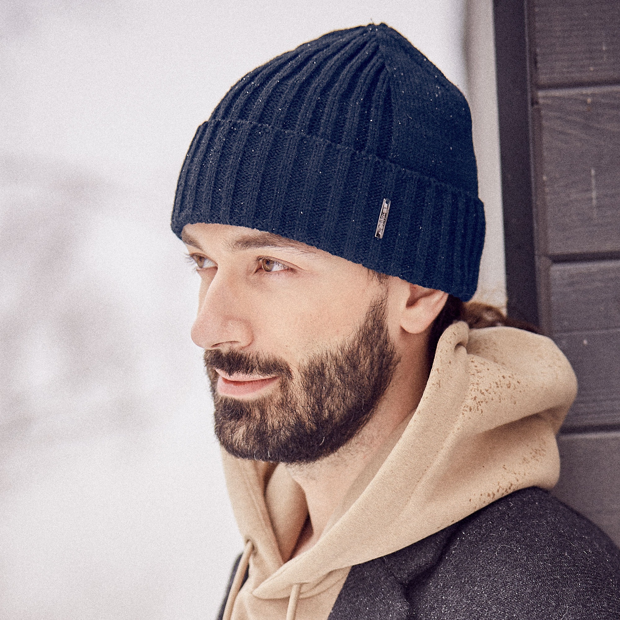 CAPO Strickmütze, Klassischer Rippenstrick, hoher Wollanteil, gefüttert günstig online kaufen