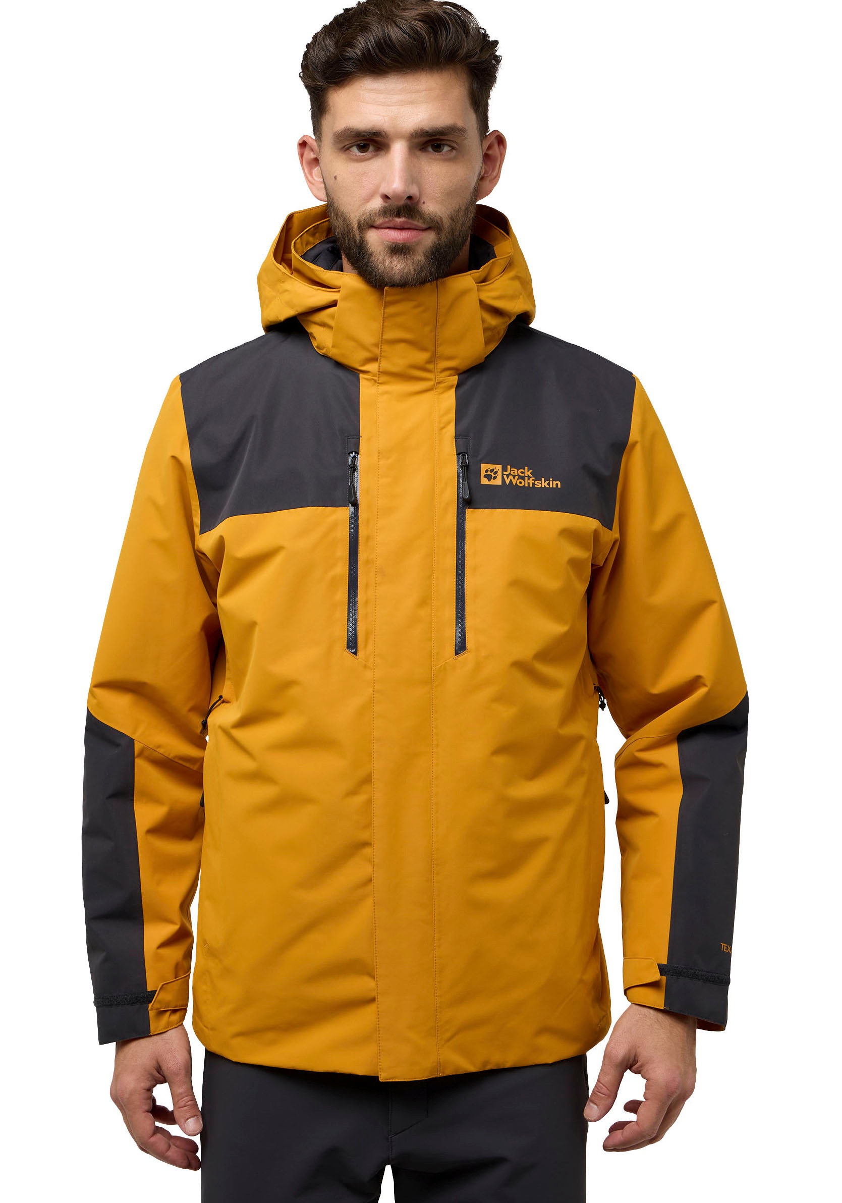 Jack Wolfskin 3-in-1-Funktionsjacke "JASPER 3IN1 JKT M", mit Kapuze