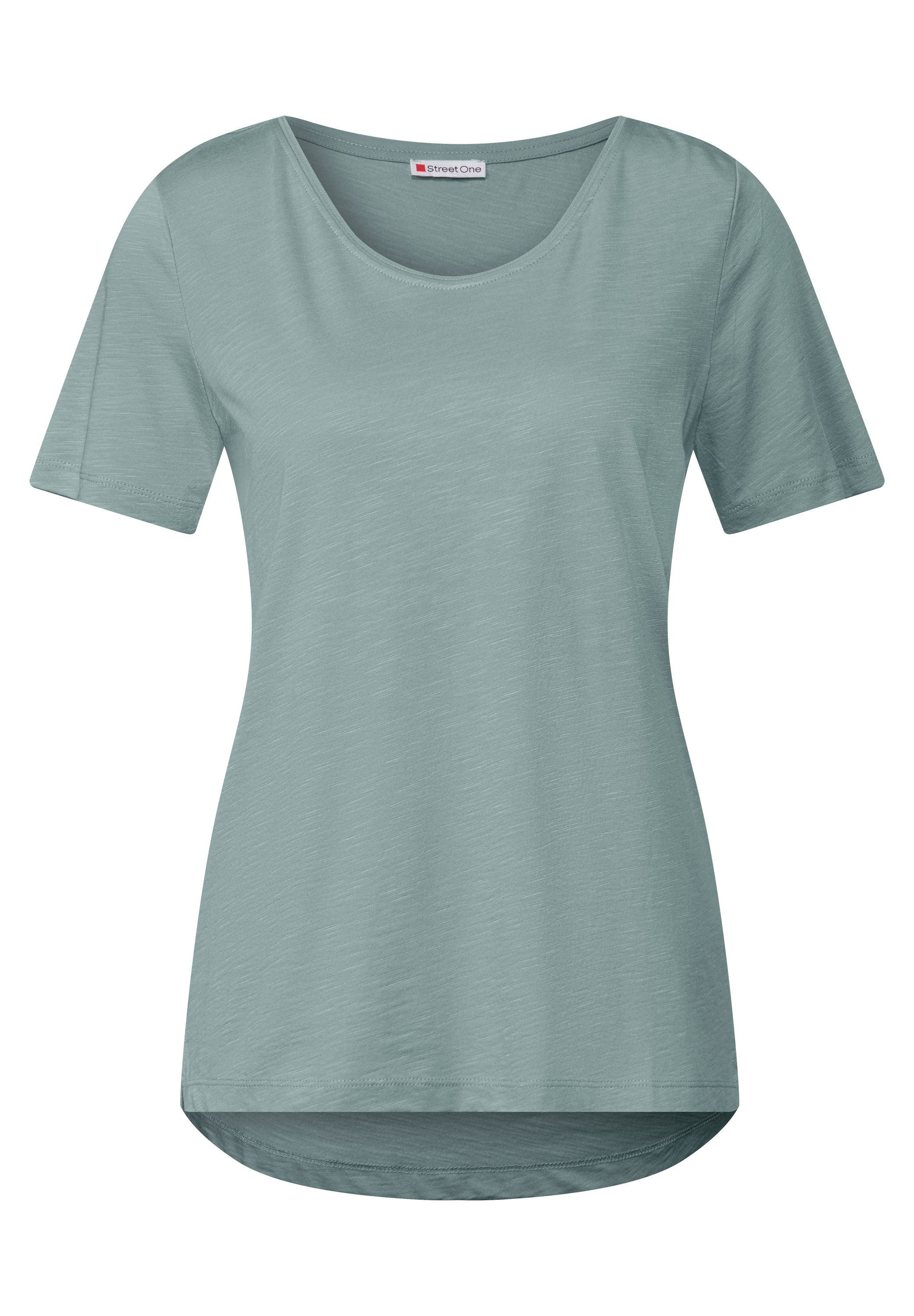 STREET ONE V-Shirt, im soften Baumwoll-Mix