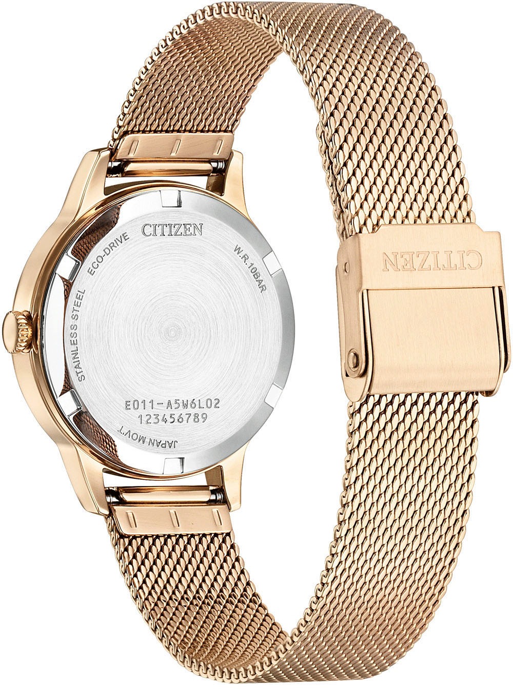 Citizen Solaruhr, Armbanduhr, Damenuhr, Edelstahlarmband, analog, Datum, Eco-Drive