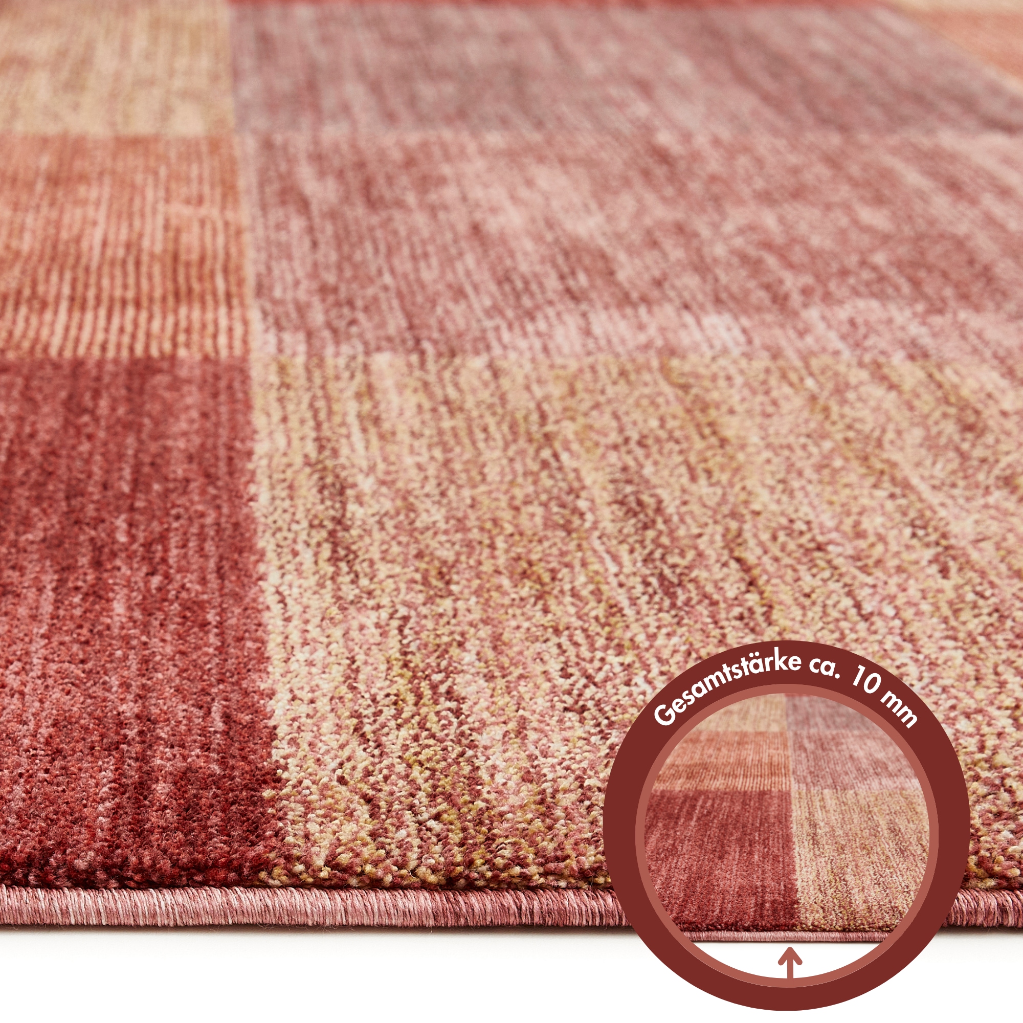 LUXOR living Teppich »Rocco« rechteckig 11 mm Höhe Vintage-Look, verschiedene Designs, mit Fransen, Wohnzimmer