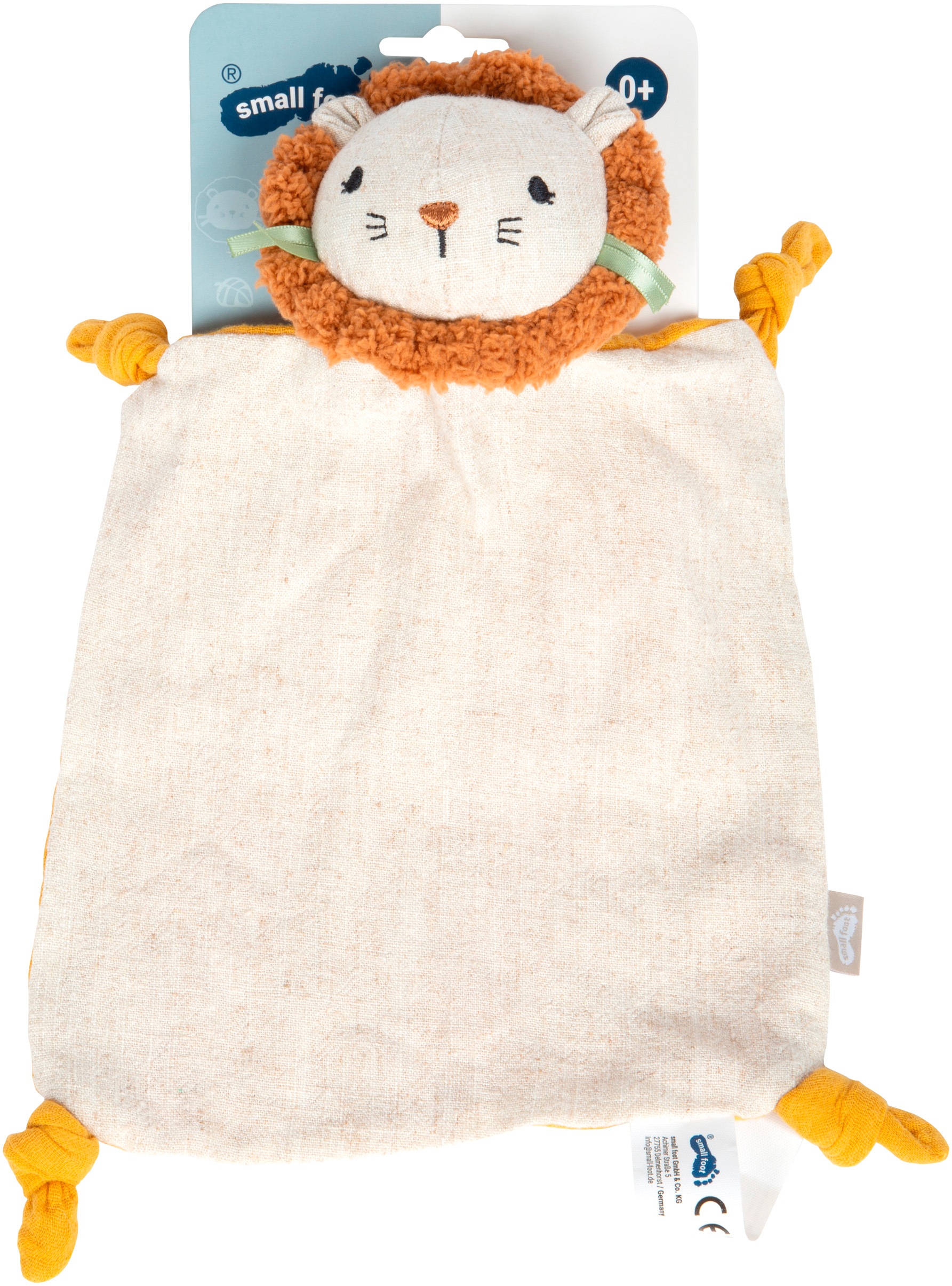 Small Foot Greifspielzeug »Little Lion Schnuffeltuch und Spielwürfel«
