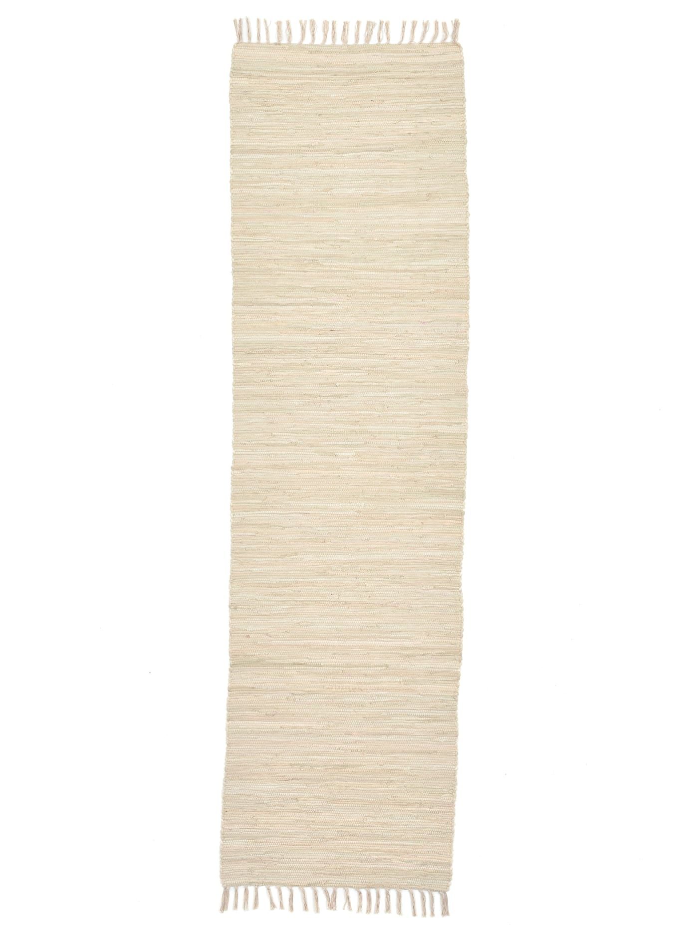 Theko Handwoven Cotton Rug Natural 140x70 cm 2