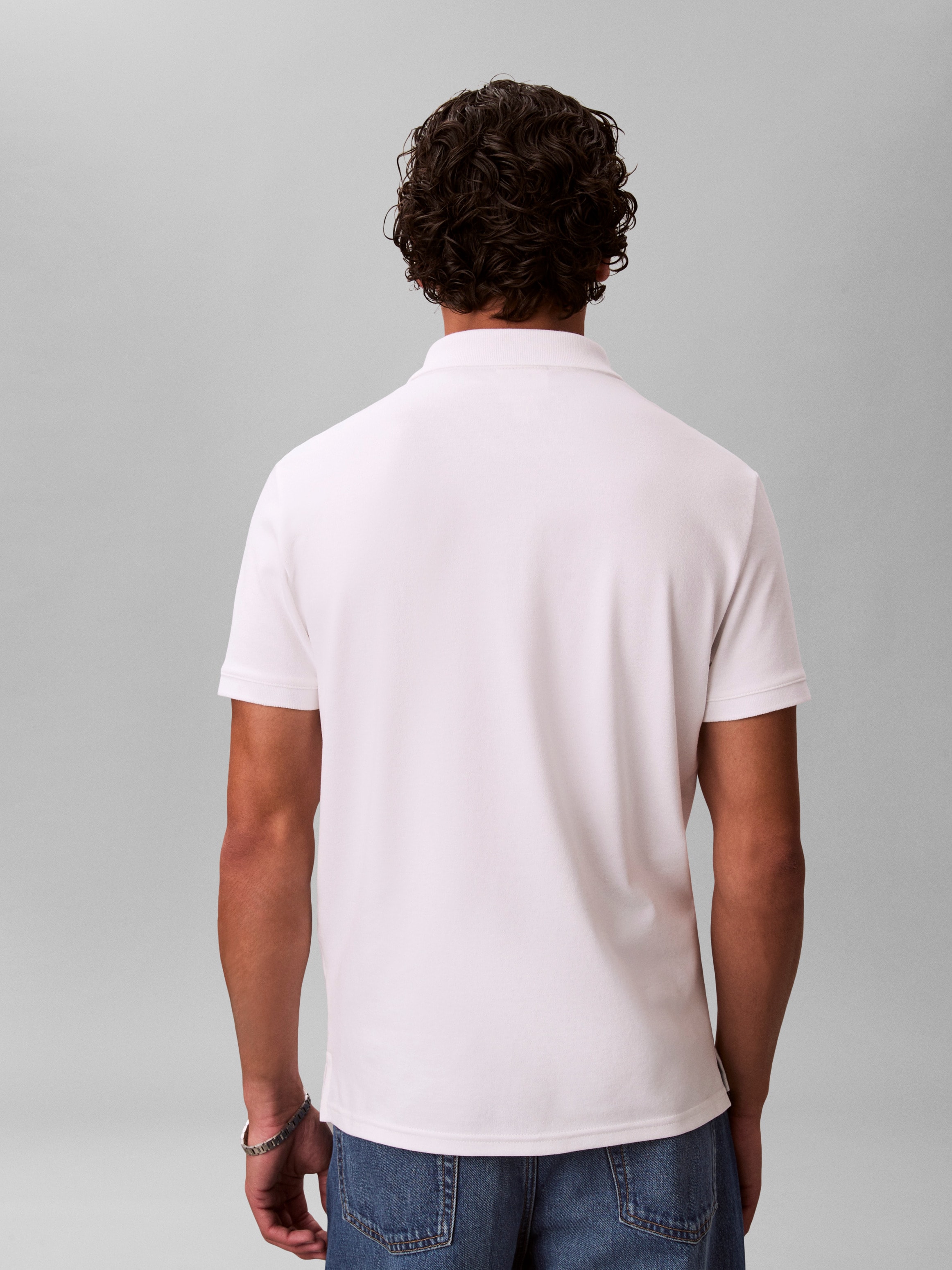 Calvin Klein Jeans Poloshirt »SS SLIM REFINED PIQUE POLO« slim fit
