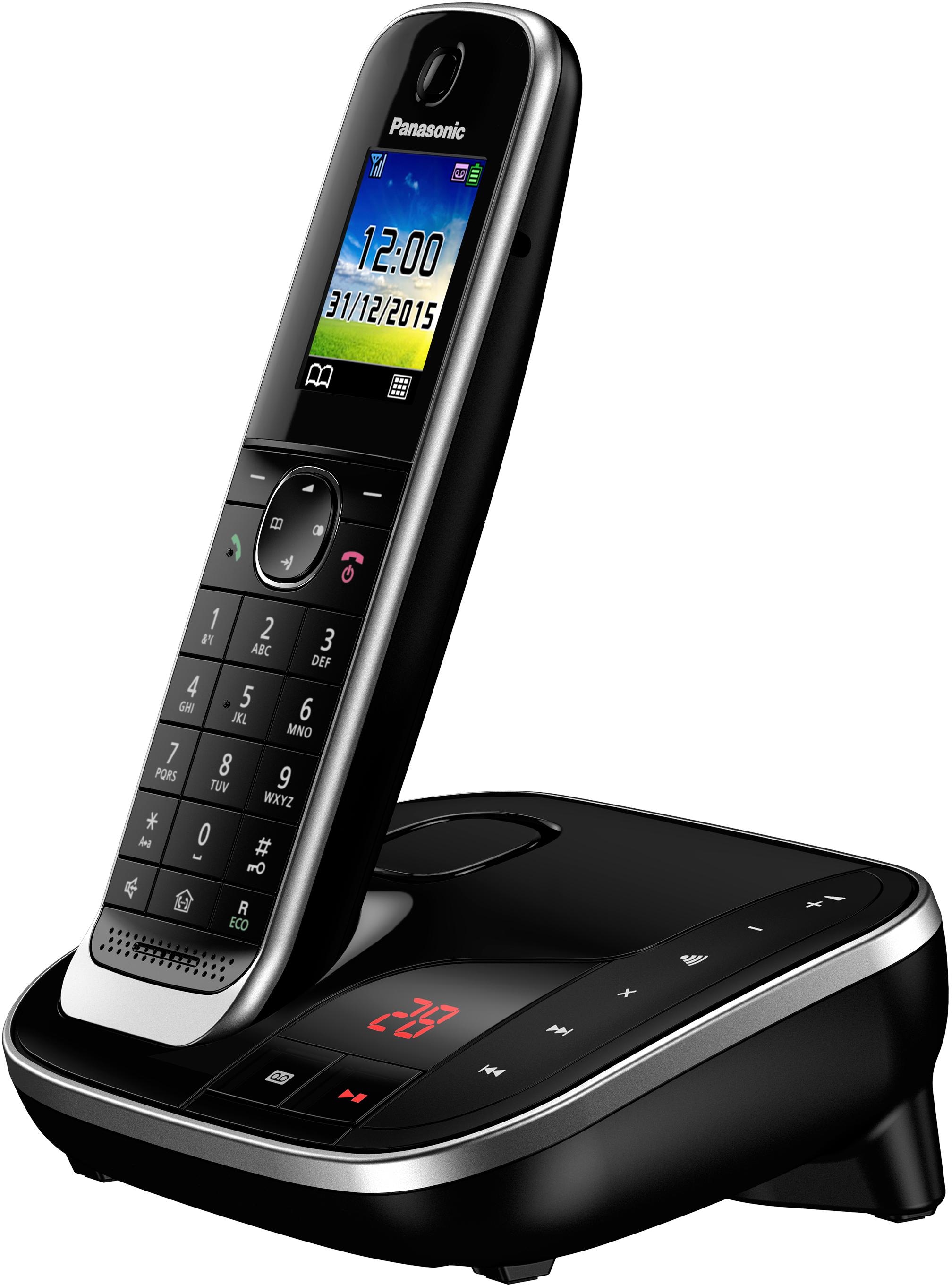 Panasonic Schnurloses DECT-Telefon »KX-TGJ320«, (Mobilteile: 1), mit Anrufbeantworter, Weckfunktion, Freisprechen