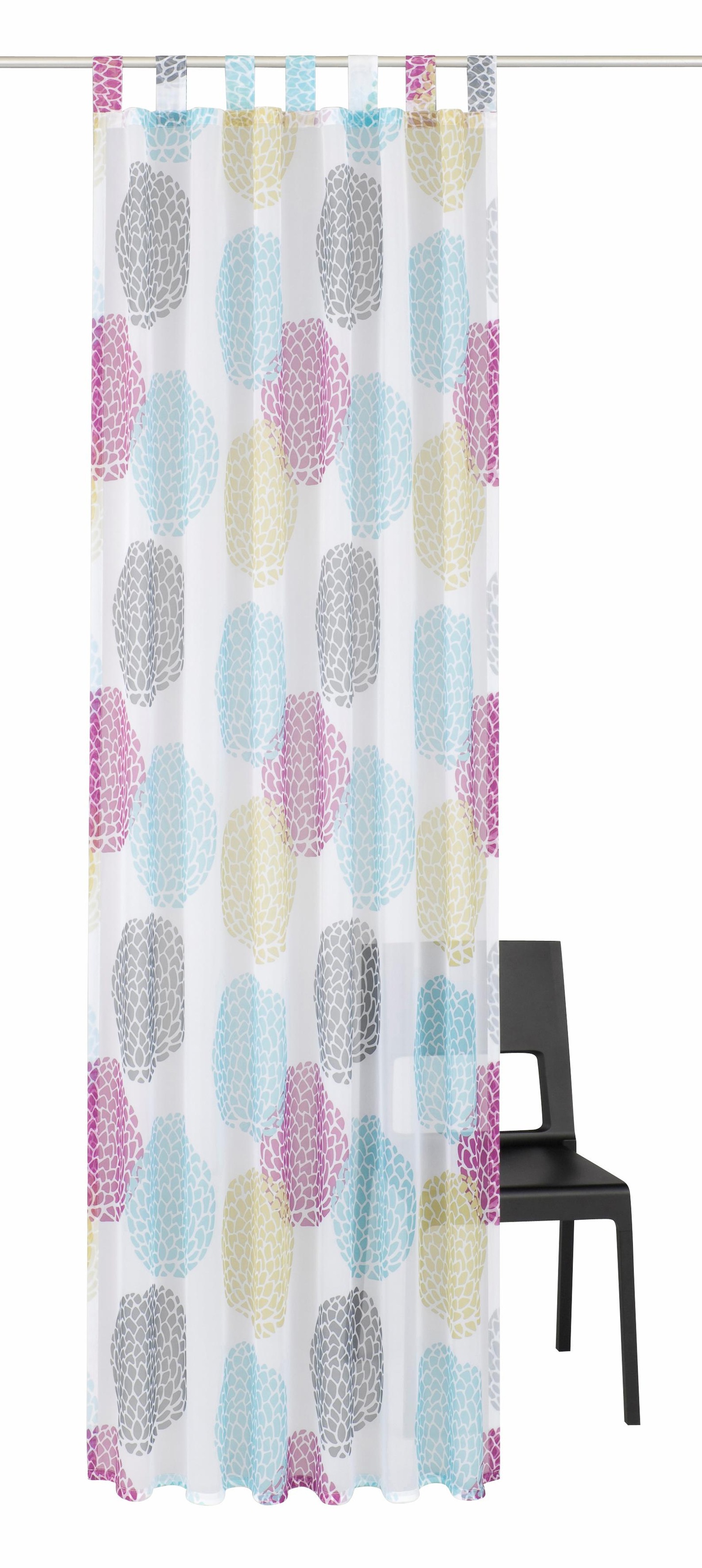 my home Gardine "Belem" Schlaufen 1 Stk. tlg. 1 oder 2 Schals, Vorhang, Fer günstig online kaufen