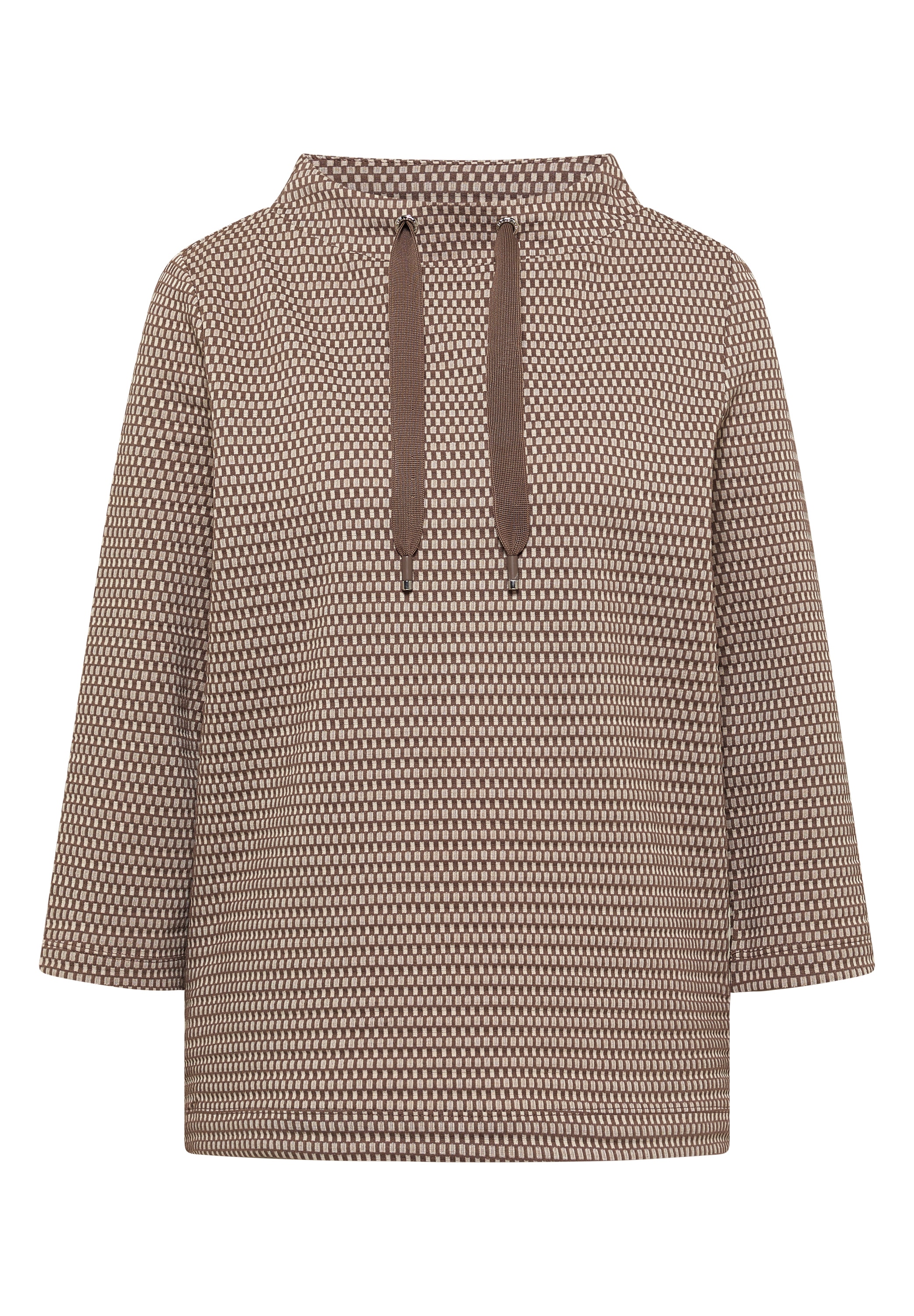 Cecil 3/4-Arm-Shirt aus softem Materialmix