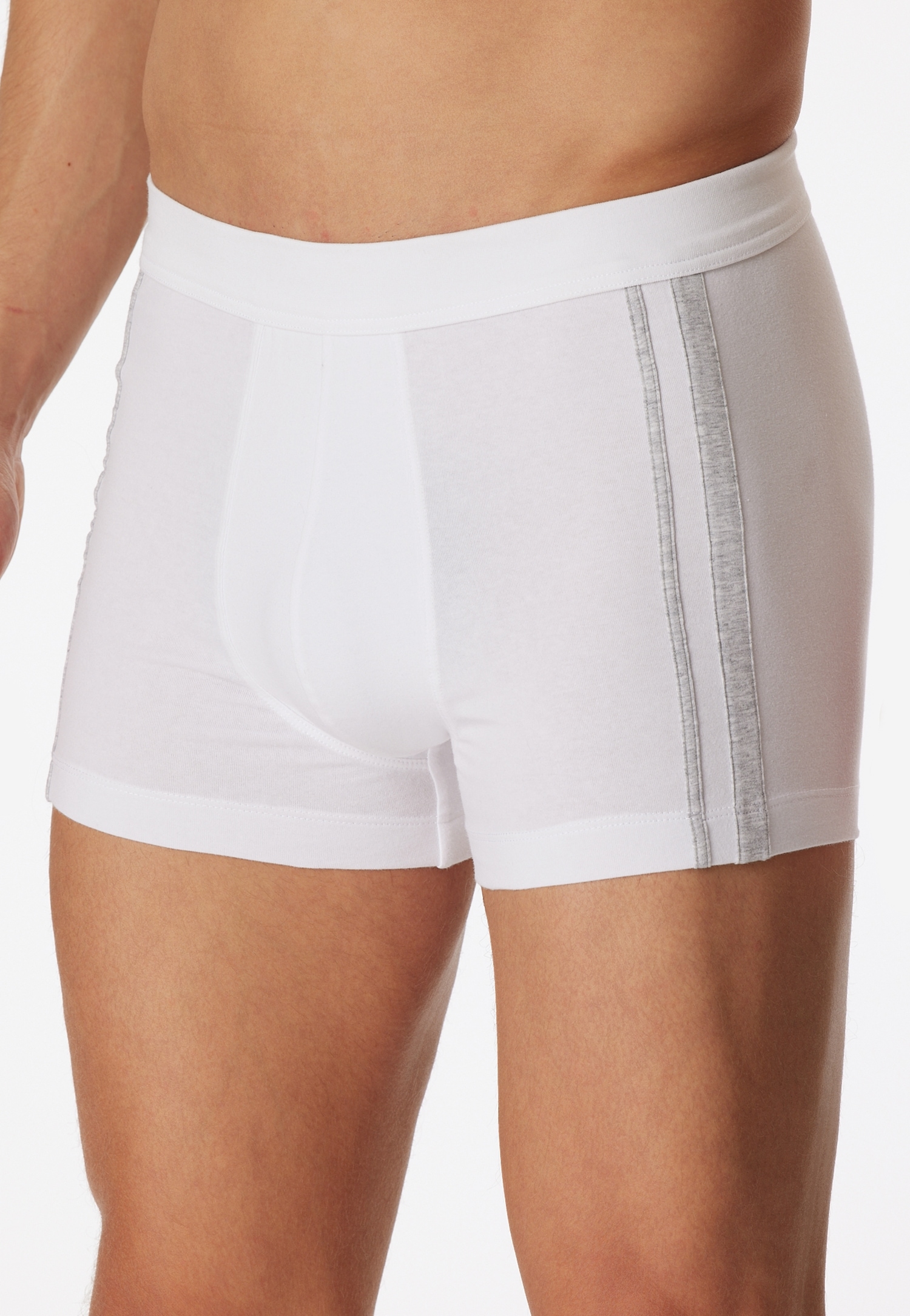 Schiesser Boxer »"95/5"«, (3er-Pack), mit softem, tonalem Bund, kontraststarke Seitenstreifen