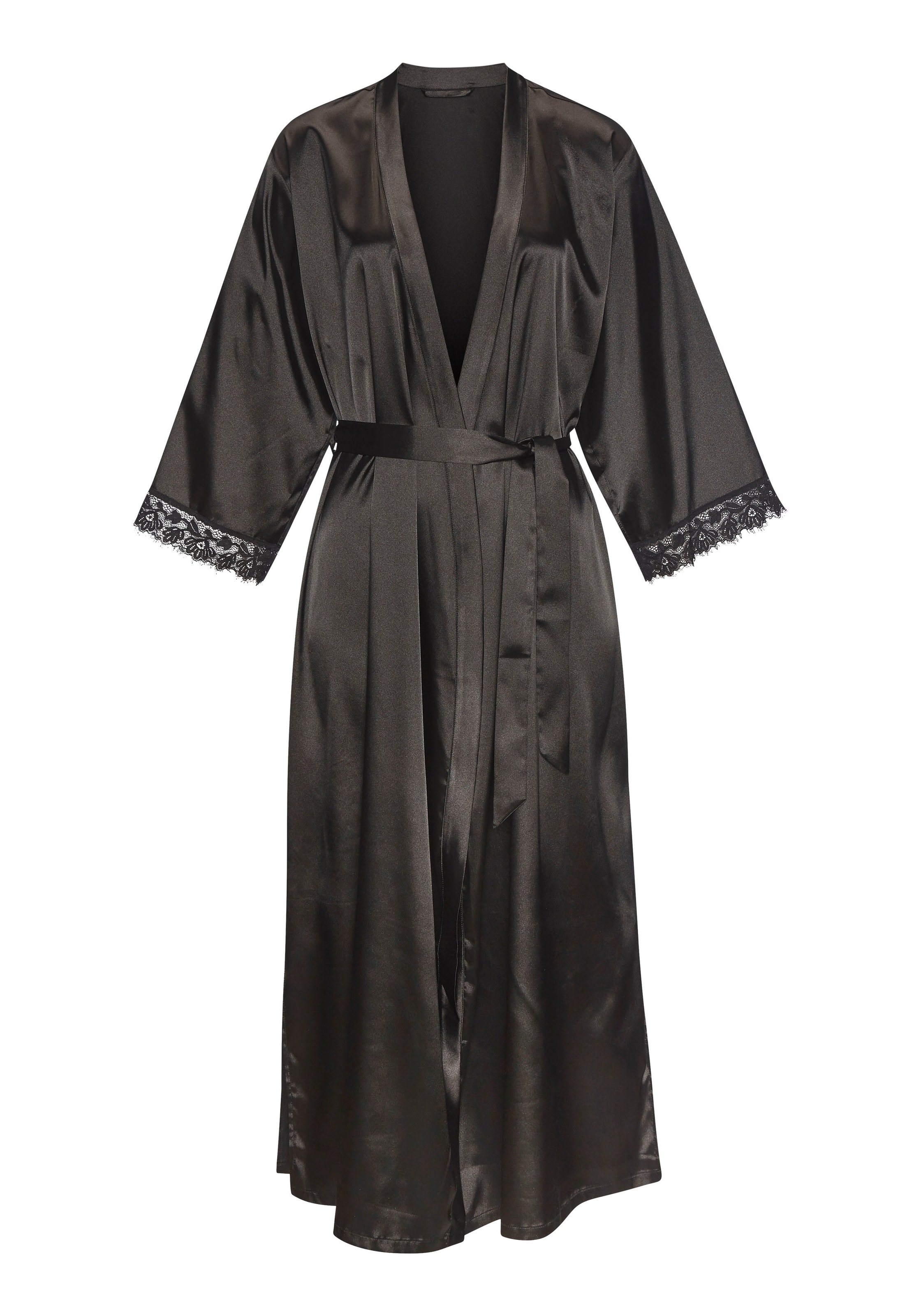 LASCANA Kimono Mit spitze besetzte Ärmel günstig online kaufen