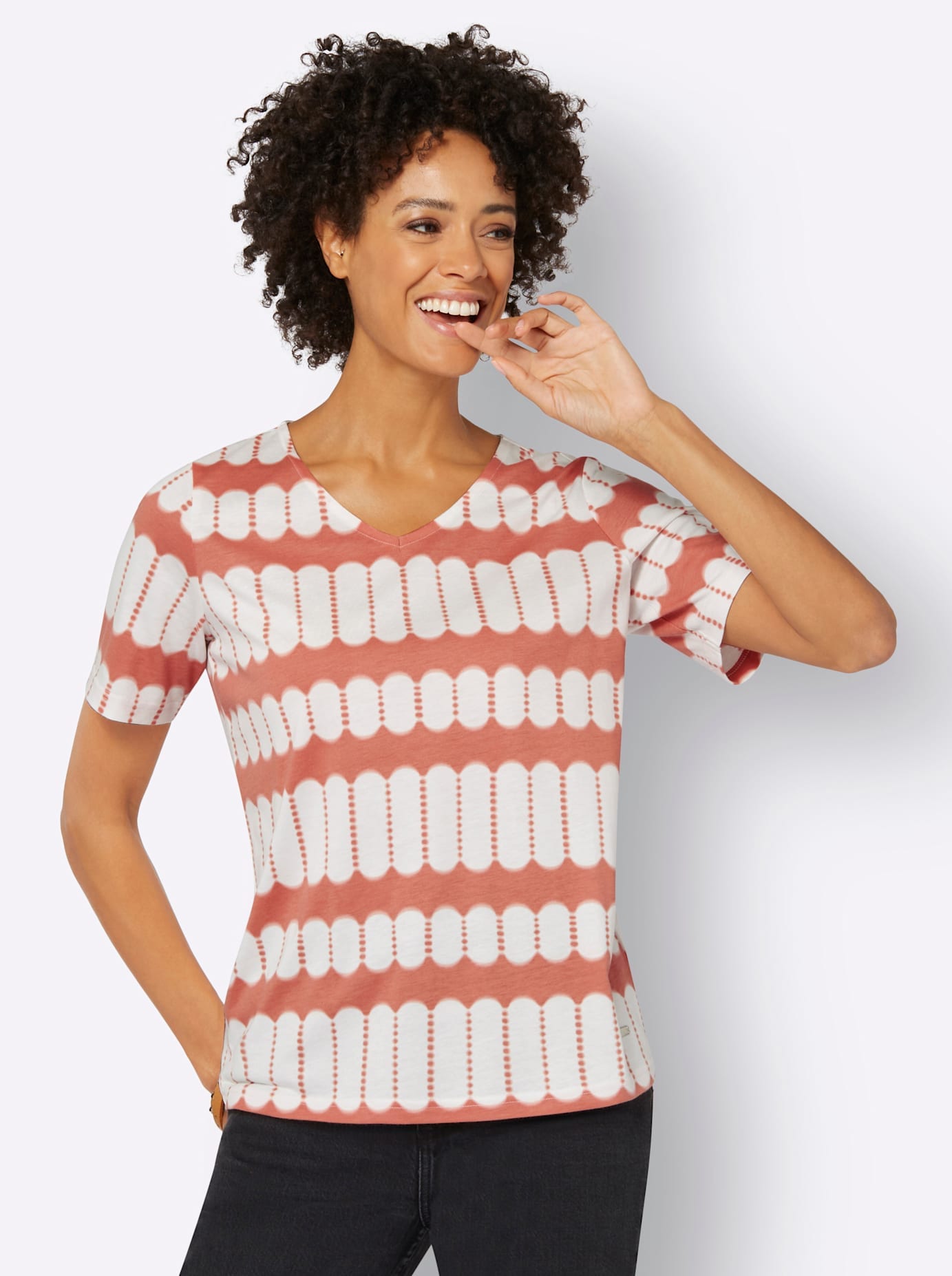 Casual Looks Kurzarmshirt "Shirt" 1 Stk. tlg. günstig online kaufen