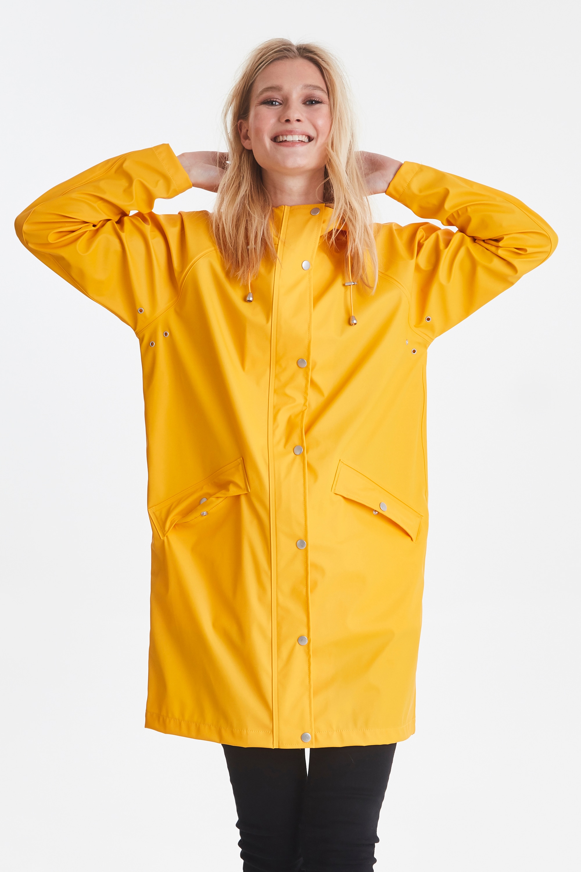Ichi Regenjacke »Damen Regenmantel IHTAZI«