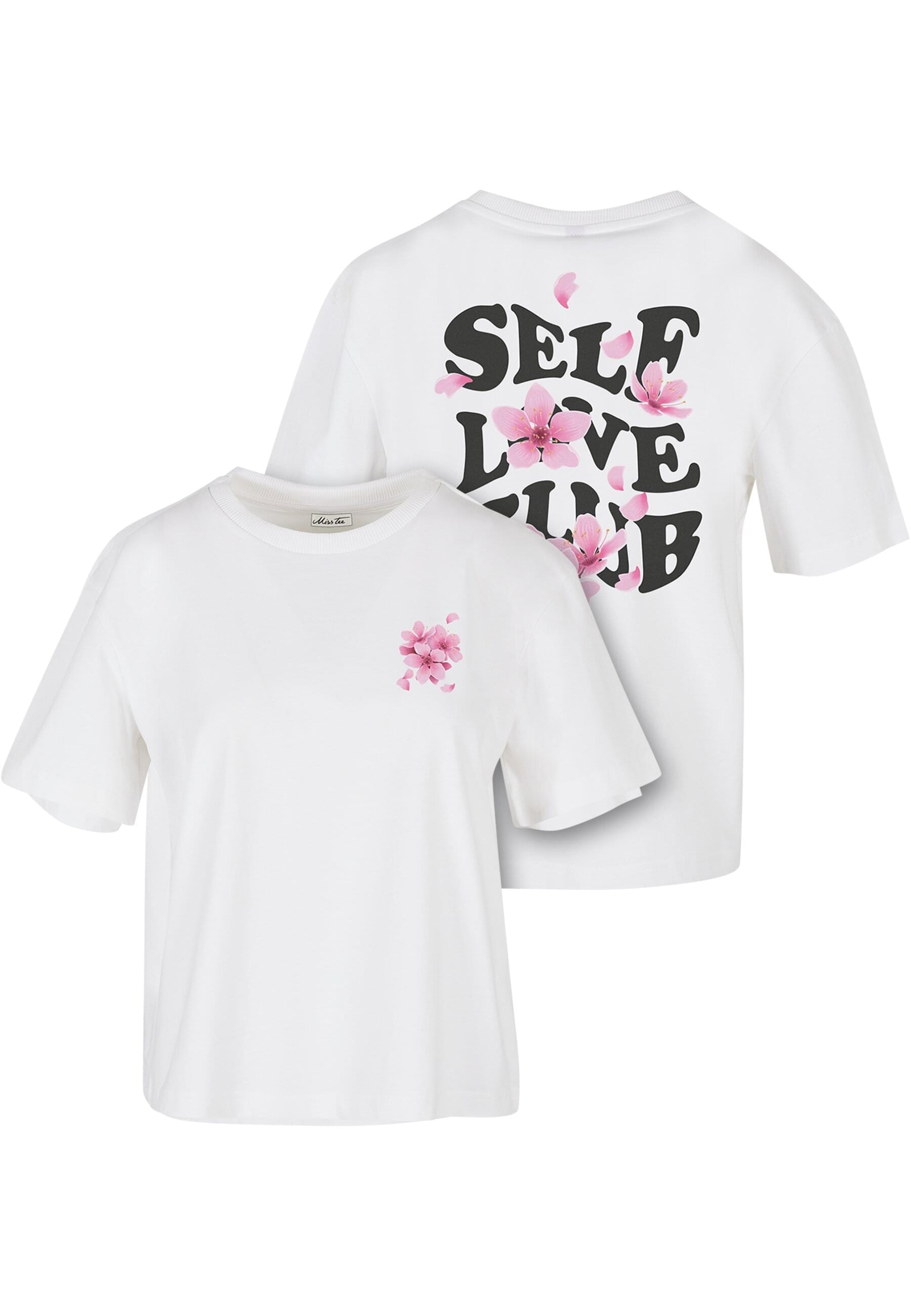 Miss Tee Kurzarmshirt "Miss Tee Damen Self Love Club Tee" 1 Stk. tlg. günstig online kaufen